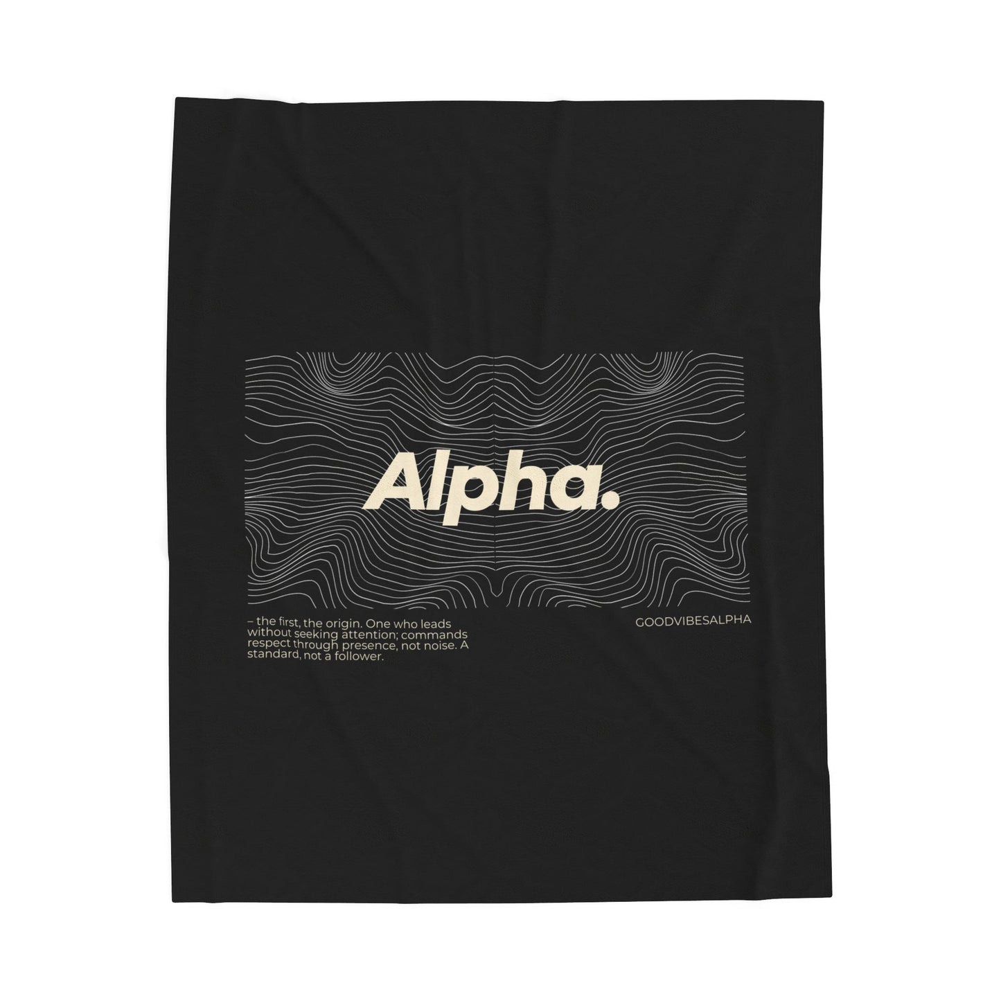 Alpha Waves Plush Blanket (IOB) | Cozy Home Decor, Relaxation Blanket