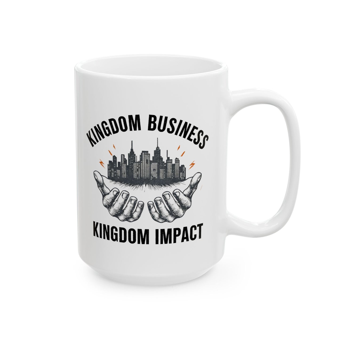 Kingdom Impact Ceramic Mug – Glossy Finish, 11oz & 15oz, Dishwasher & Microwave Safe