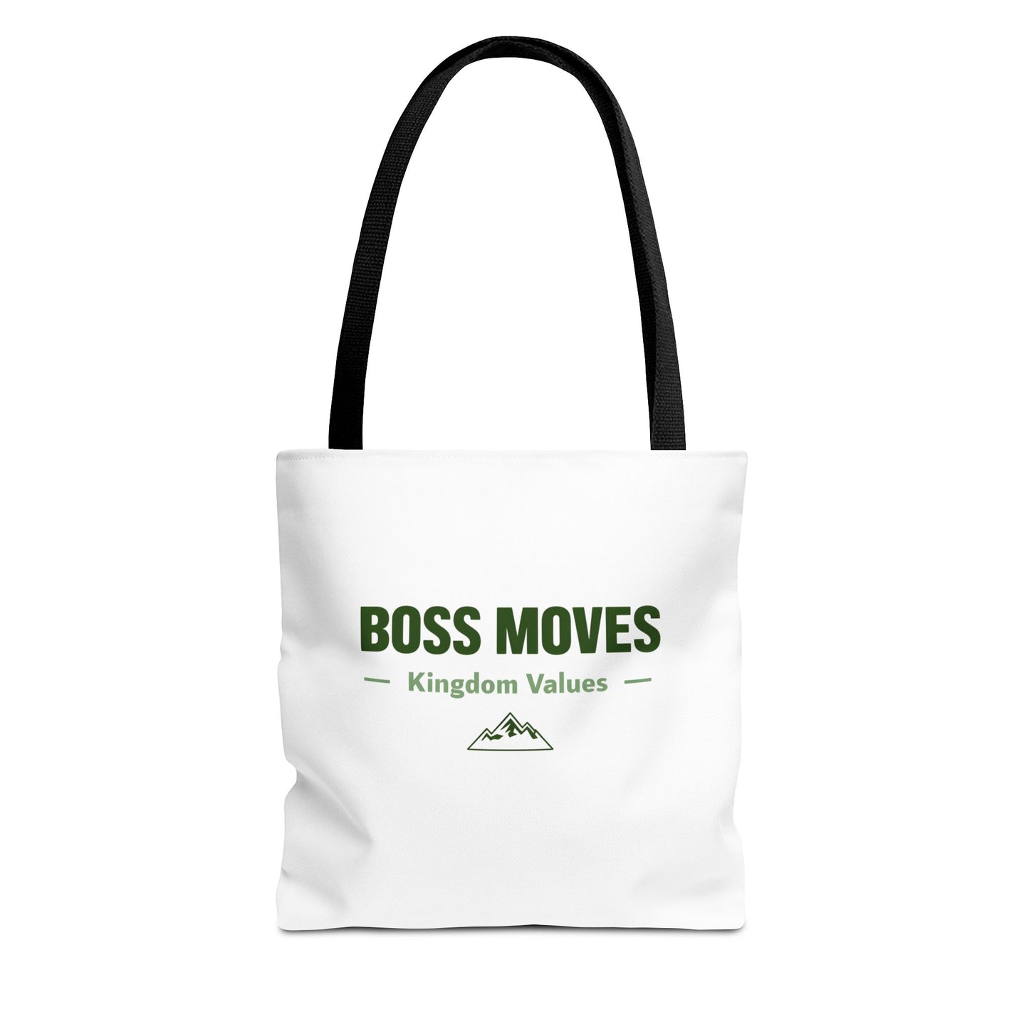 Boss Moves Tote Bag β Durable Canvas Bag with Empowering Kingdom Values Design for Everyday Use