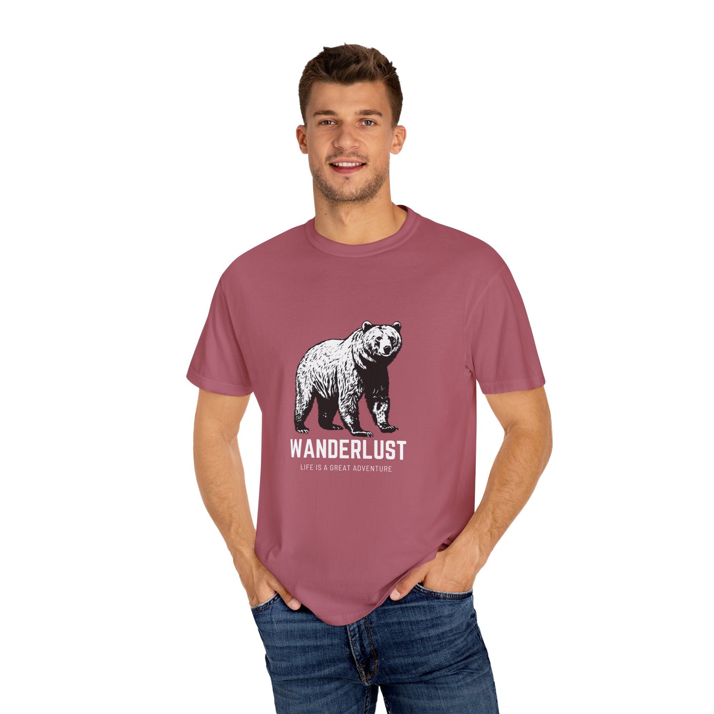Wanderlust Unisex Garment-Dyed T-Shirt – Soft, Durable & Comfortable Everyday Wear