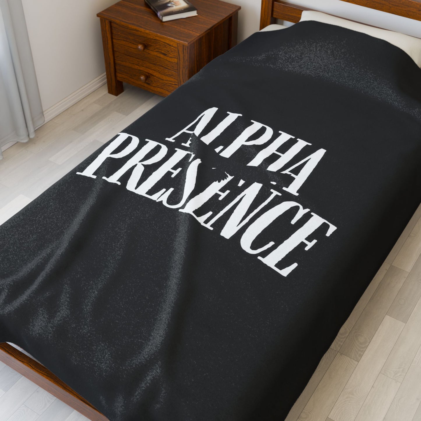 Alpha Presence Plush Blanket (WOB) | Cozy Home Decor, Relaxation Blanket