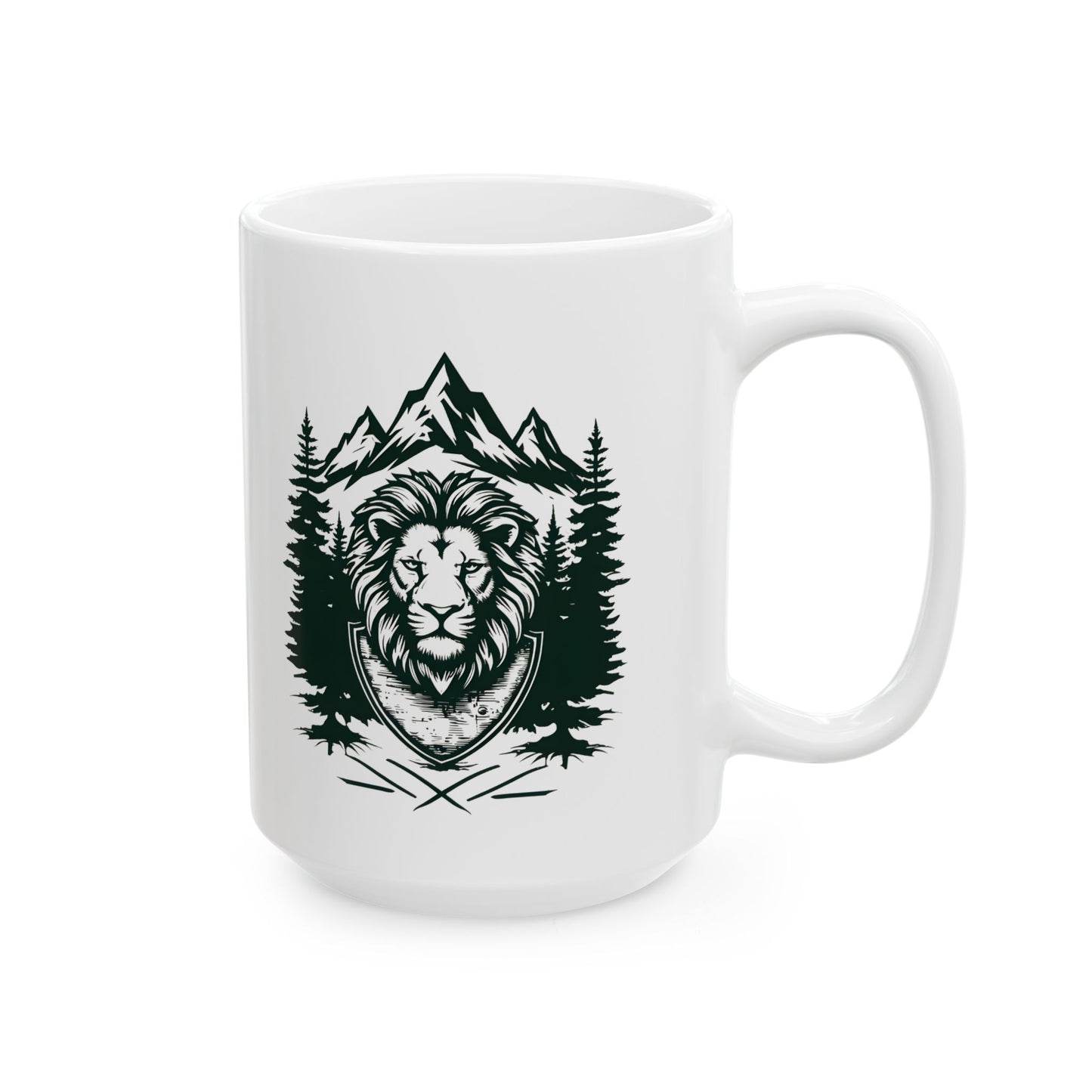 Outdoor Ceramic Mug – Glossy Finish, 11oz & 15oz, Dishwasher & Microwave Safe
