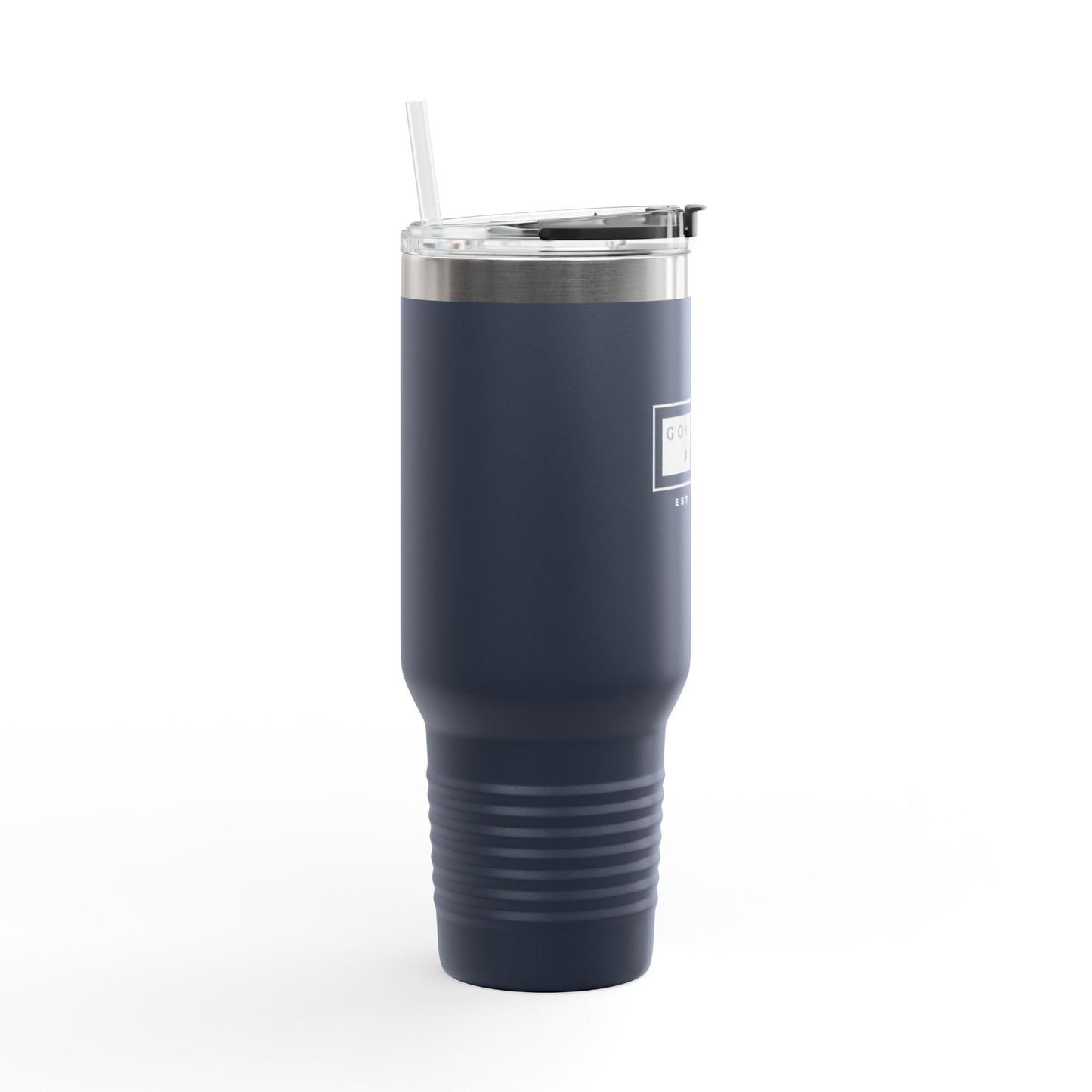 GVA ESTD 25 Insulated Travel Mug 40oz | Coffee Tumbler, Tea Cup, Gift for Him Her, Road Trip Mug, Personalized