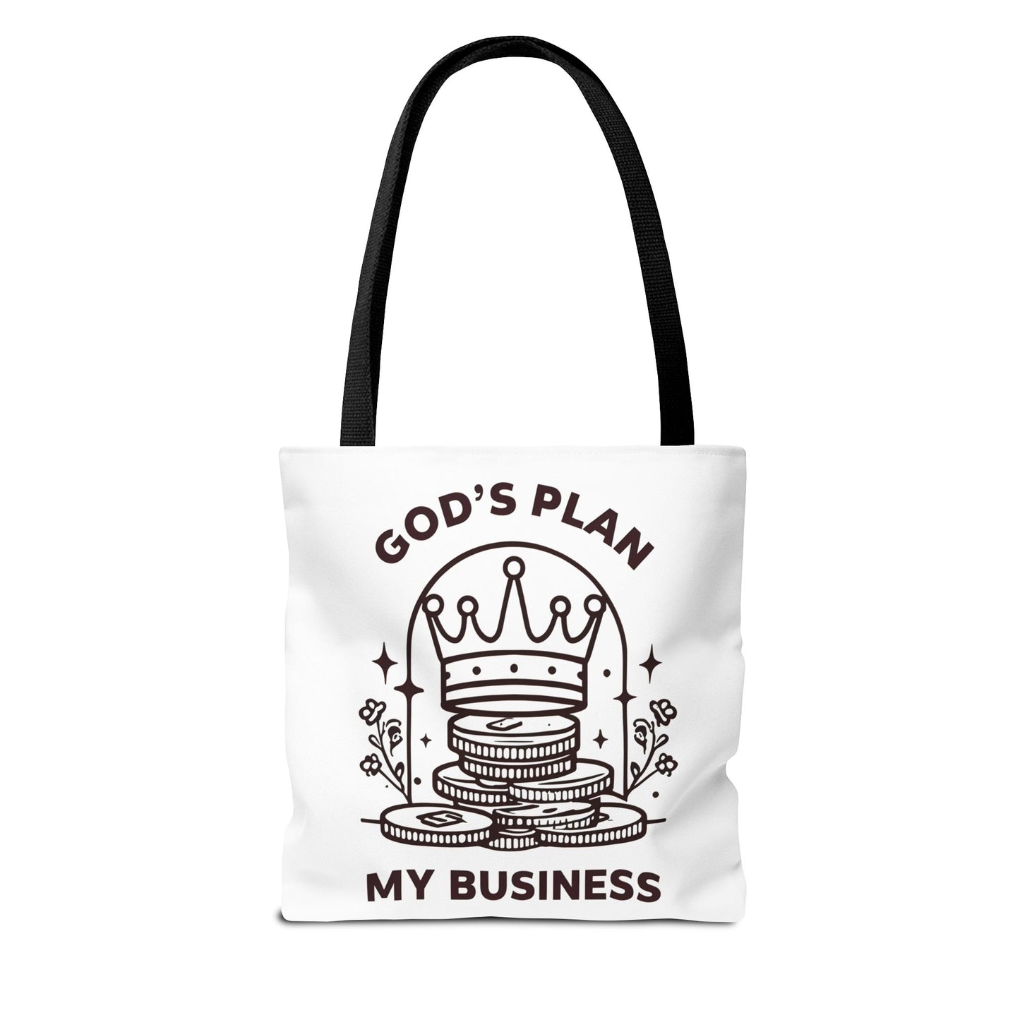 God's Plan Inspirational Tote Bag β Durable Canvas Bag with Purposeful Design for Everyday Use