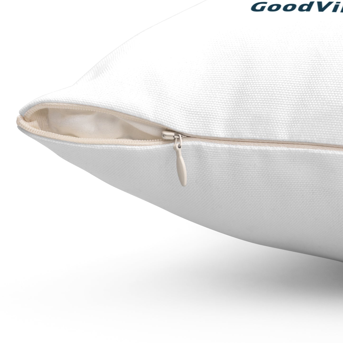 Grind & Grace Soft & Durable Square Pillow – Plush Polyester Cushion for Home & Office Decor
