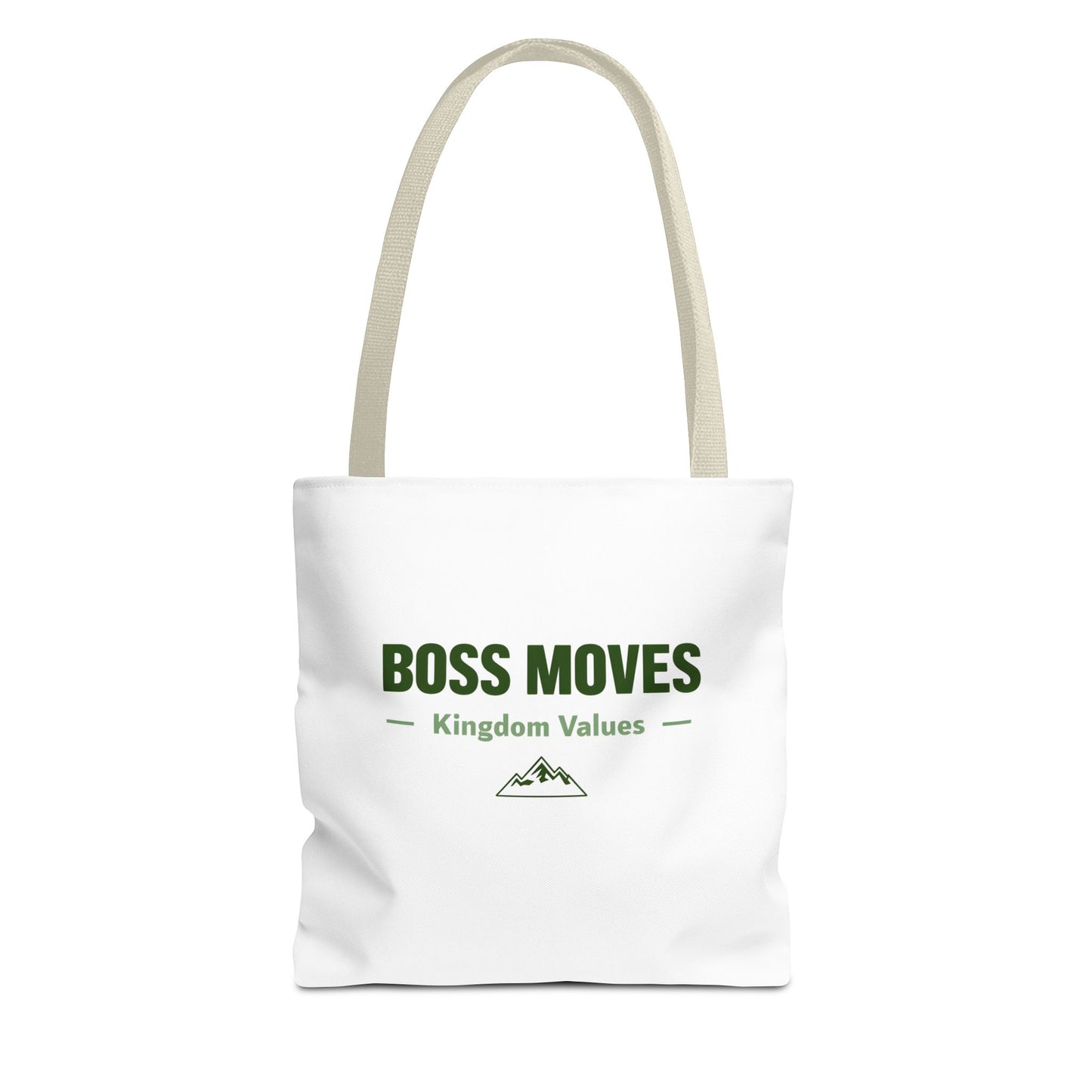 Boss Moves Tote Bag β Durable Canvas Bag with Empowering Kingdom Values Design for Everyday Use
