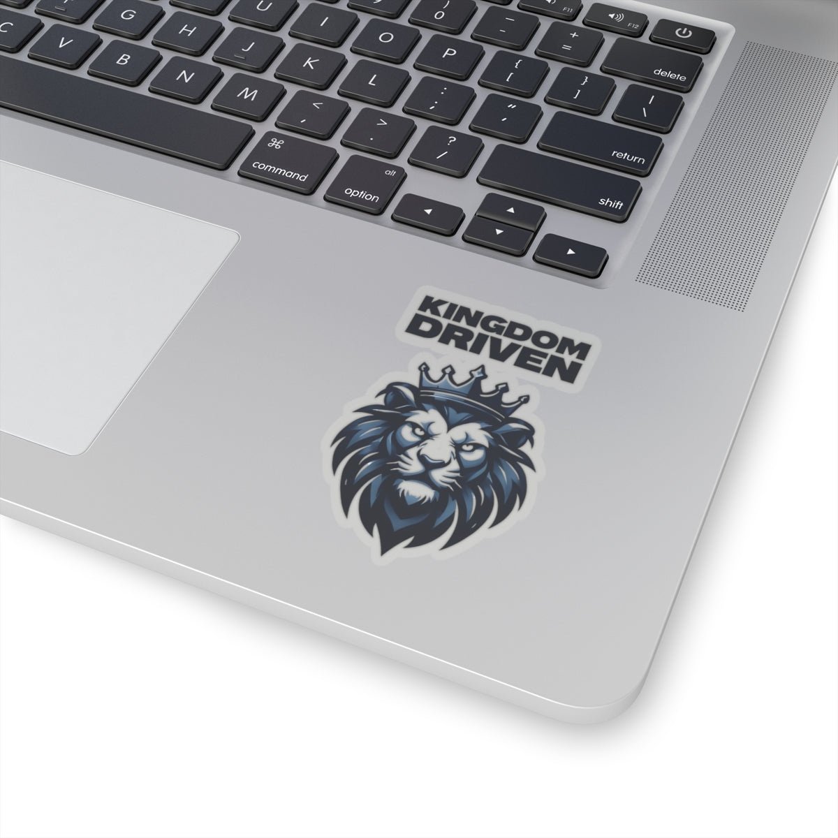 Kingdom Driven Design Sticker – Durable Kiss-Cut, Glossy Finish, Scratch-Resistant