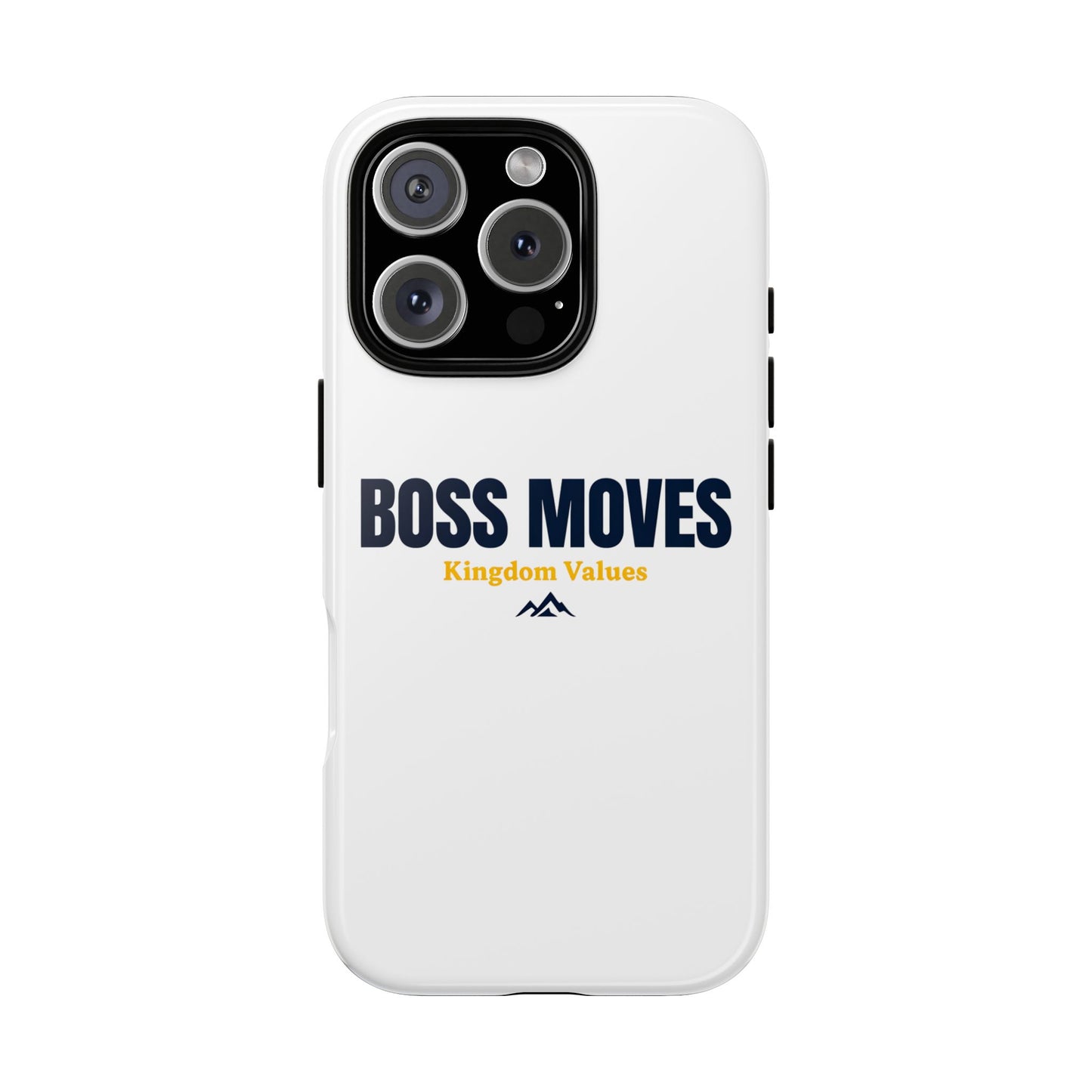 Boss Moves Phone Case - Kingdom Values Design for iPhone 12 to iPhone 16