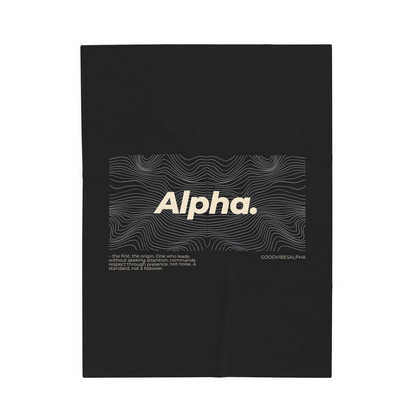 Alpha Waves Plush Blanket (IOB) | Cozy Home Decor, Relaxation Blanket