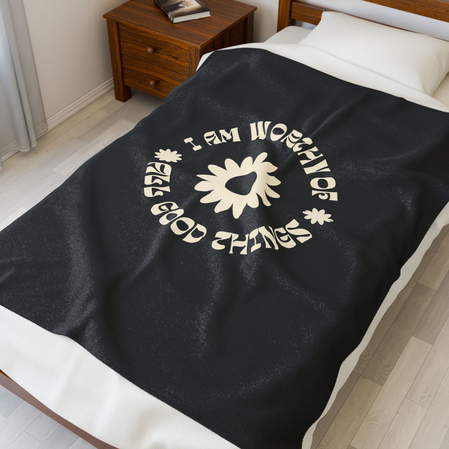 Worthy Velveteen Plush Blanket – Ultra-Soft, Warm & Durable for Home & Gifts