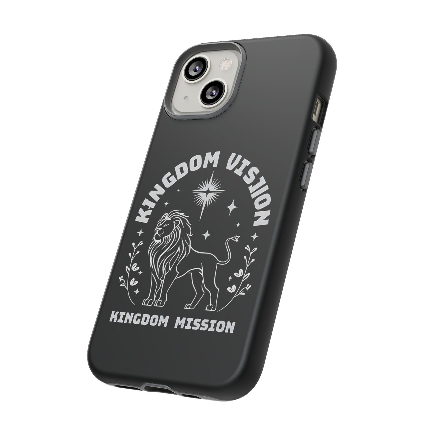 Kingdom Vision Phone Case - Inspirational Lion Design for iPhone 12 to iPhone 16