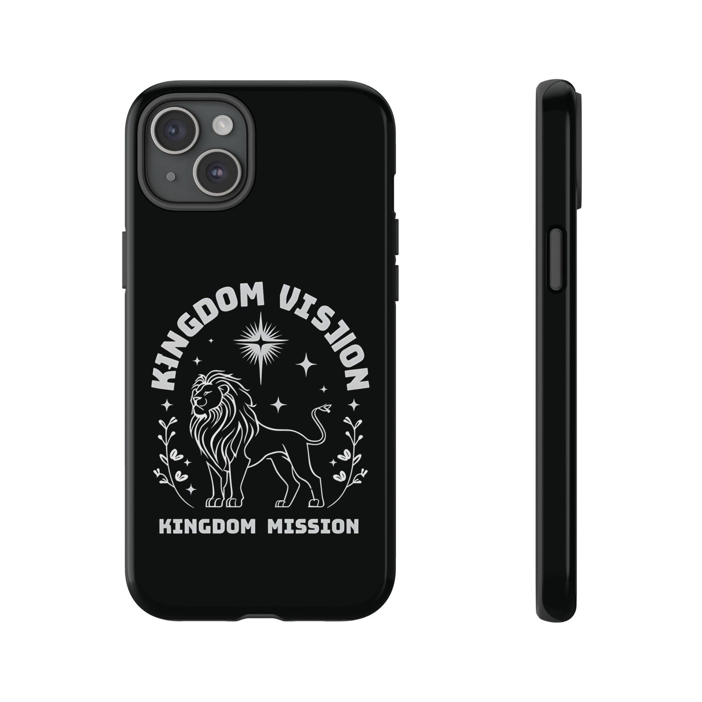 Kingdom Vision Phone Case - Inspirational Lion Design for iPhone 12 to iPhone 16