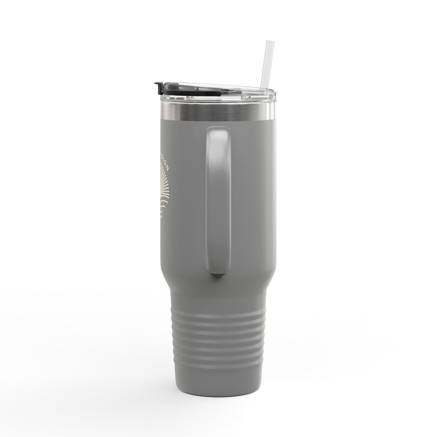 See the Vision Insulated Travel Mug – 40oz Stainless Steel, Leak-Proof & Double-Wall Insulated