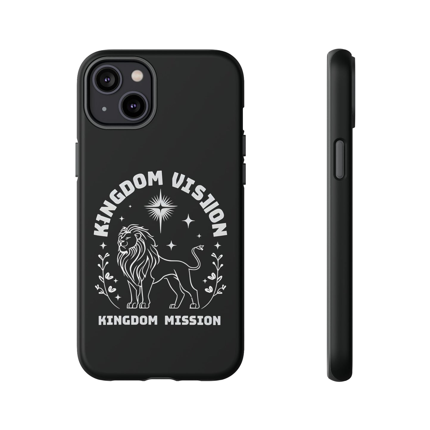 Kingdom Vision Phone Case - Inspirational Lion Design for iPhone 12 to iPhone 16