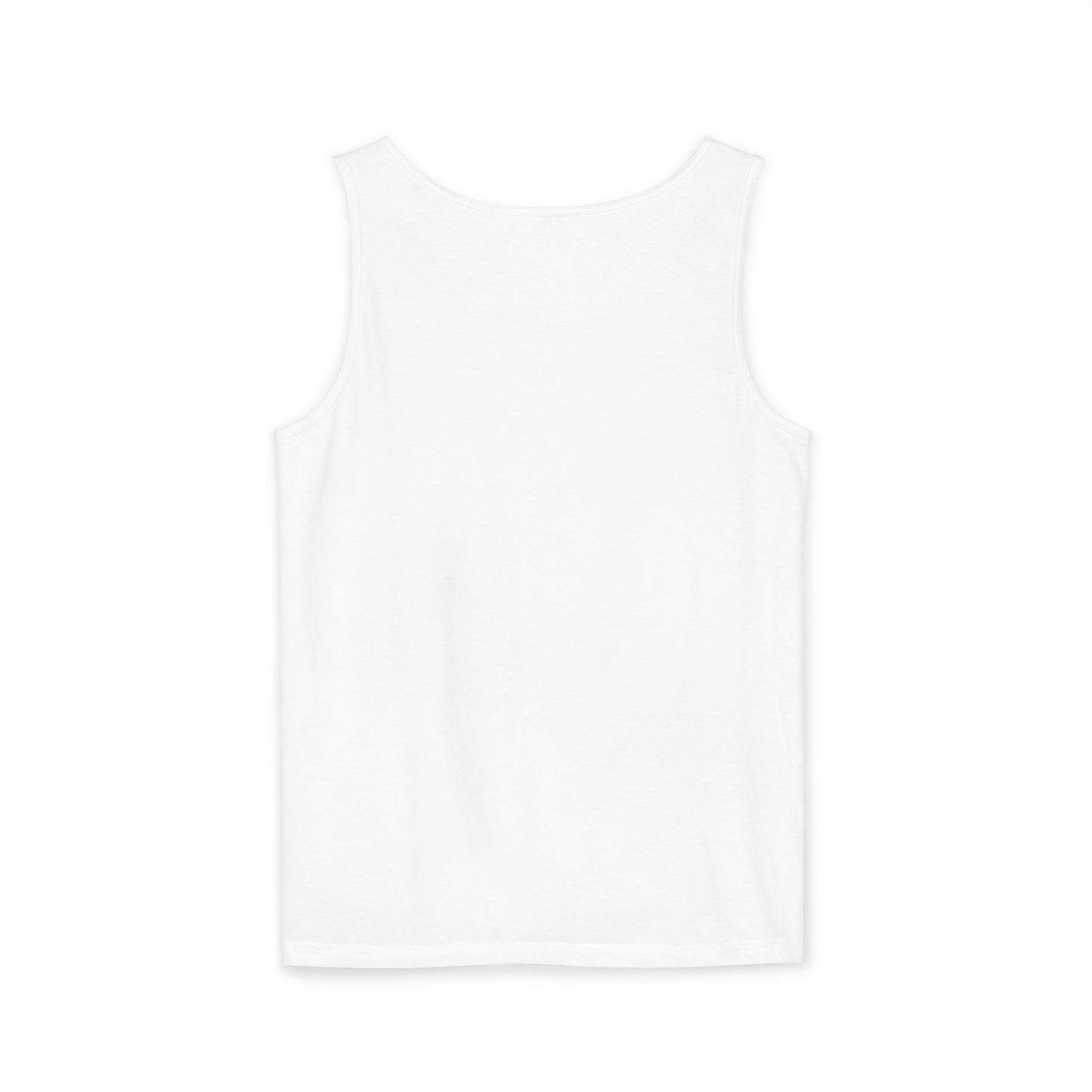 Beach Time (Teal) Unisex Garment-Dyed Tank Top – Summer Fit for Beach Days, Relaxed Casual Wear, Travel Outfit