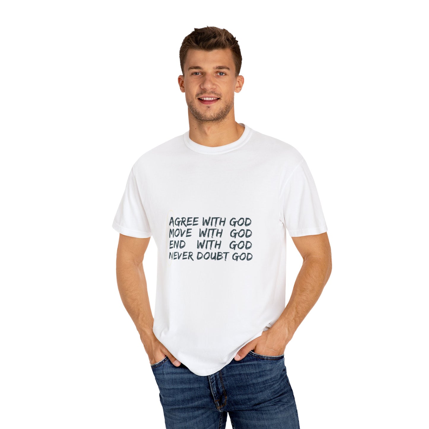 A.M.E.N. Unisex Garment-Dyed T-Shirt – Soft, Durable & Comfortable Everyday Wear