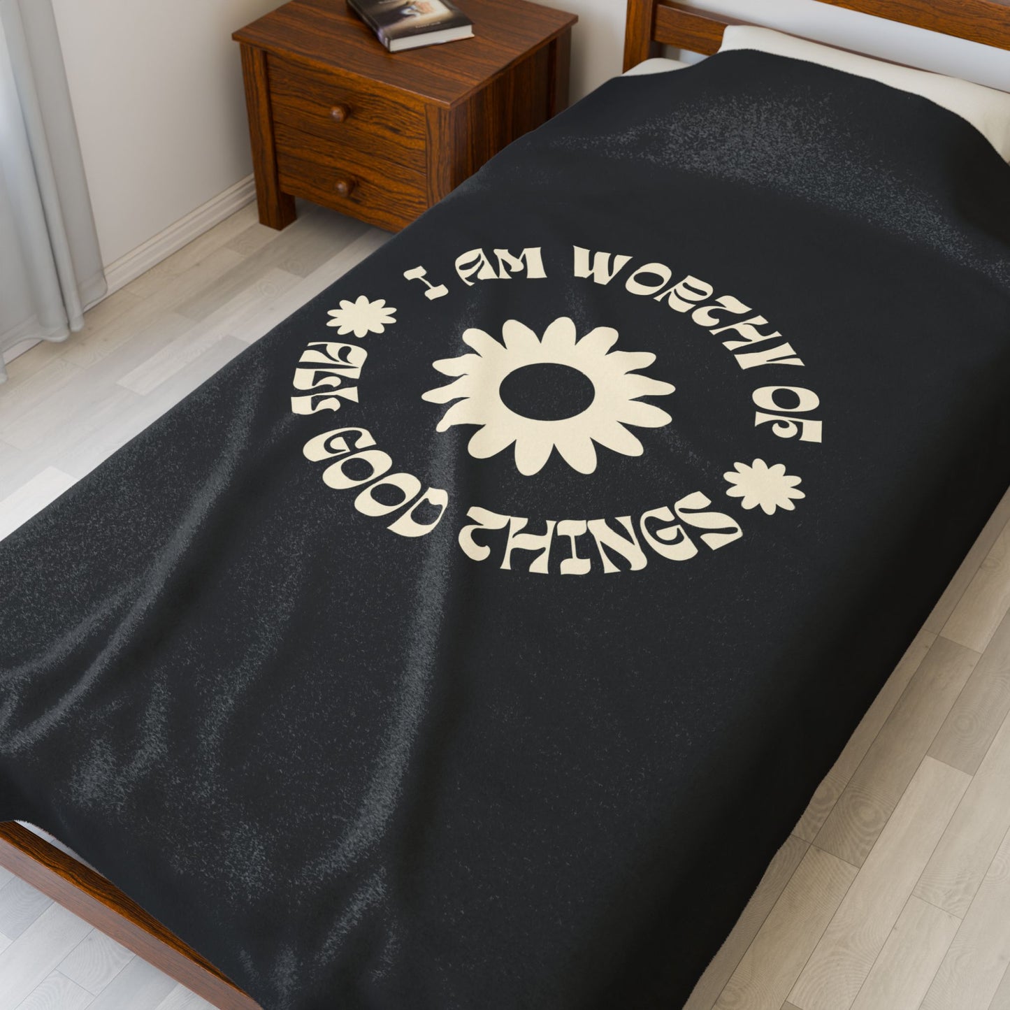 Worthy Velveteen Plush Blanket – Ultra-Soft, Warm & Durable for Home & Gifts