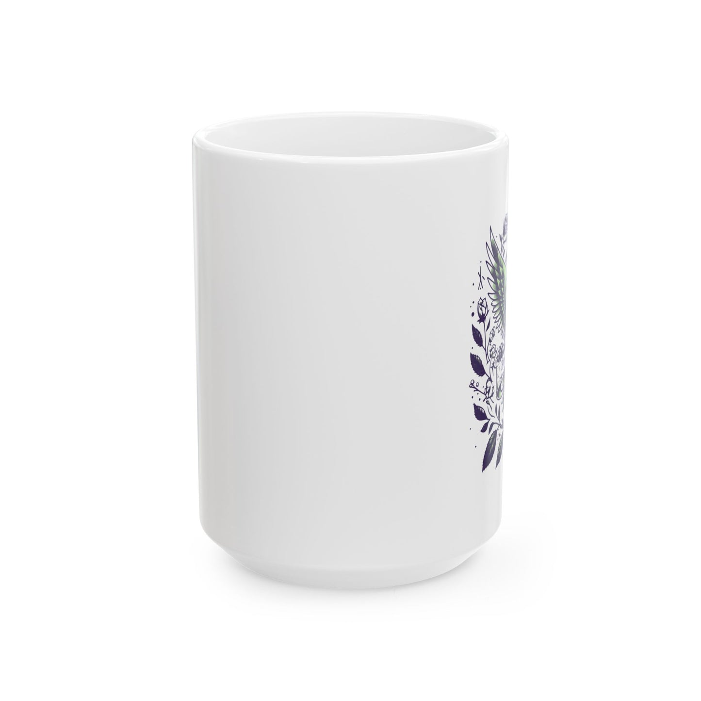 Inspiring Ceramic Mug – Glossy Finish, 11oz & 15oz, Dishwasher & Microwave Safe
