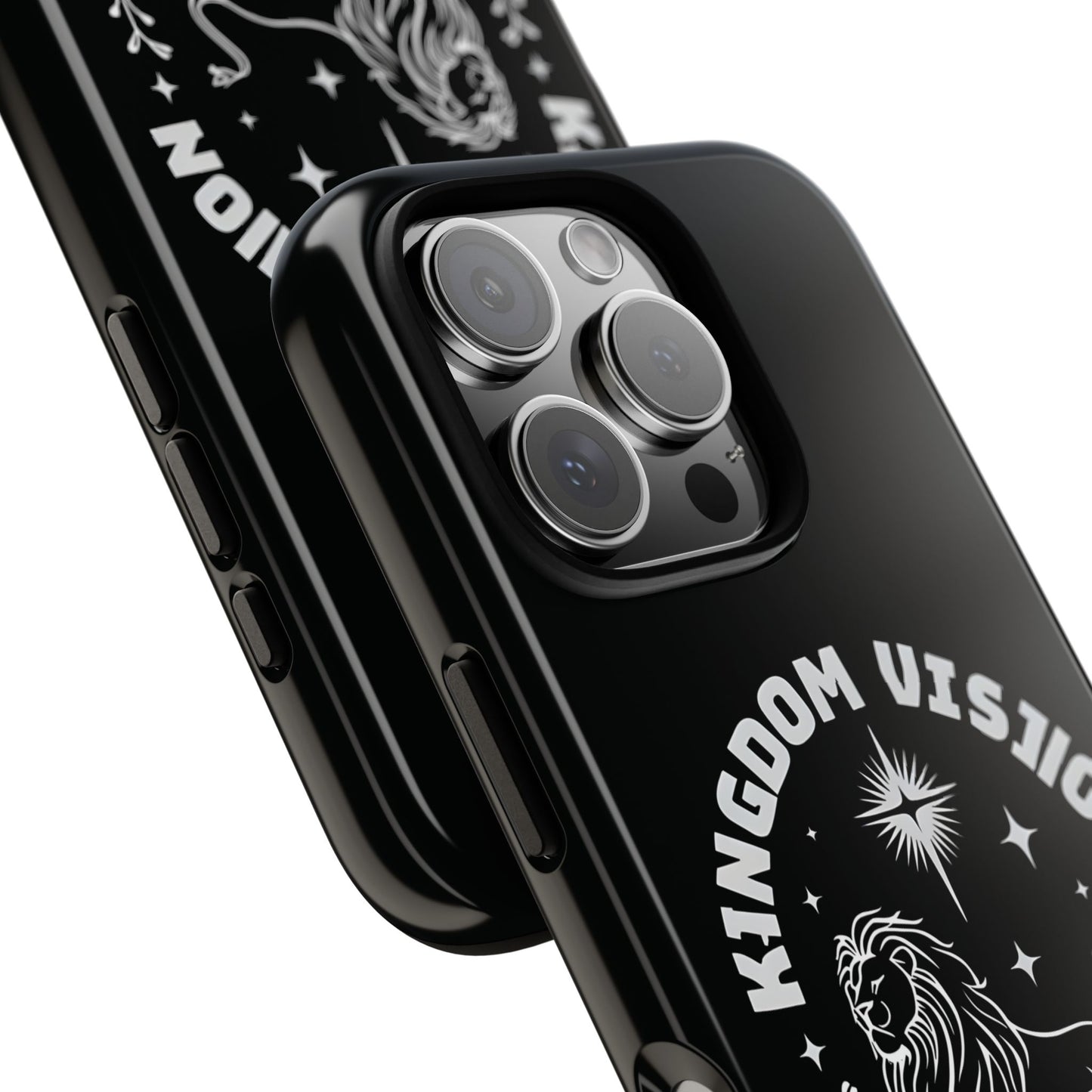 Kingdom Vision Phone Case - Inspirational Lion Design for iPhone 12 to iPhone 16