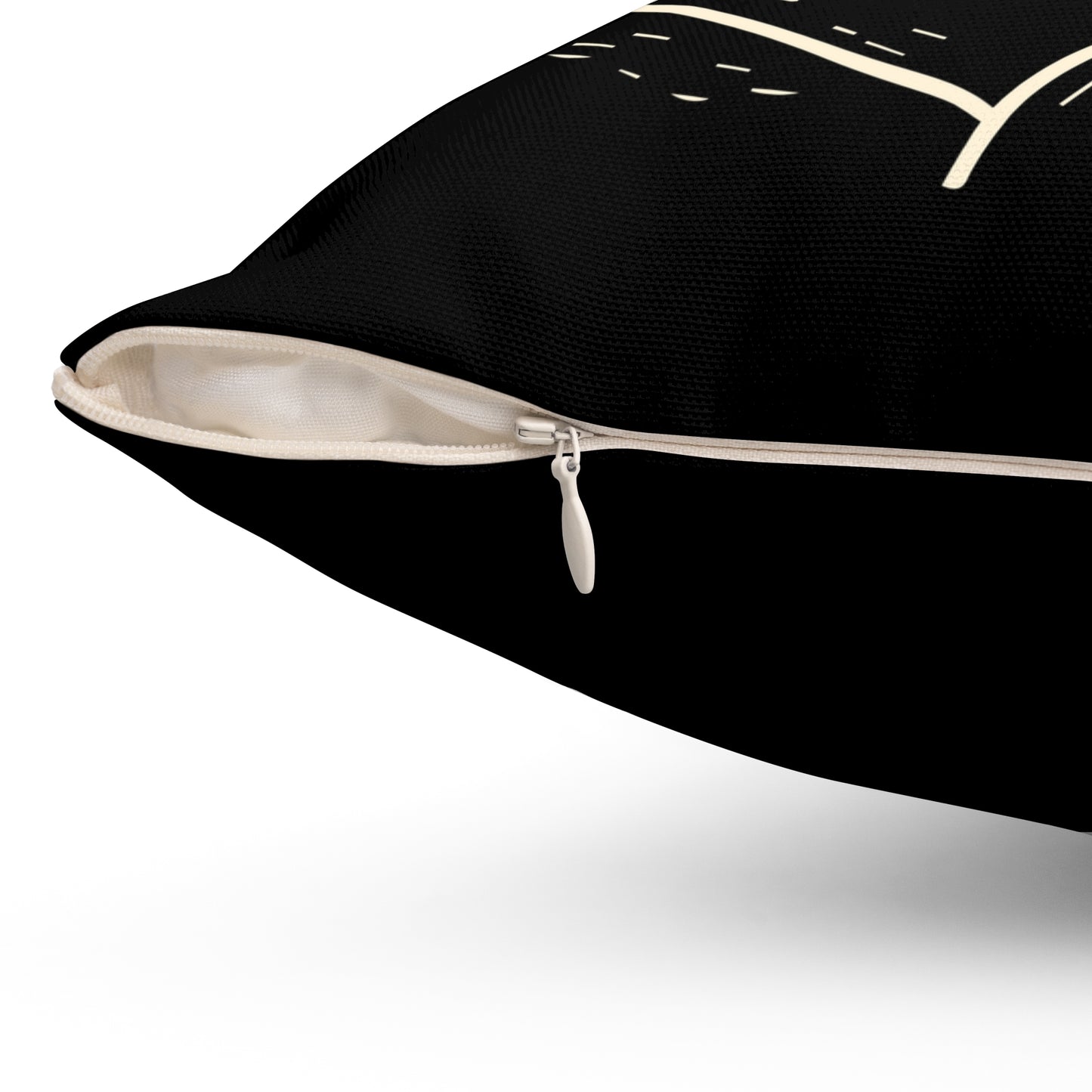 Move with Purpose Soft & Durable Square Pillow – Plush Polyester Cushion for Home & Office Decor