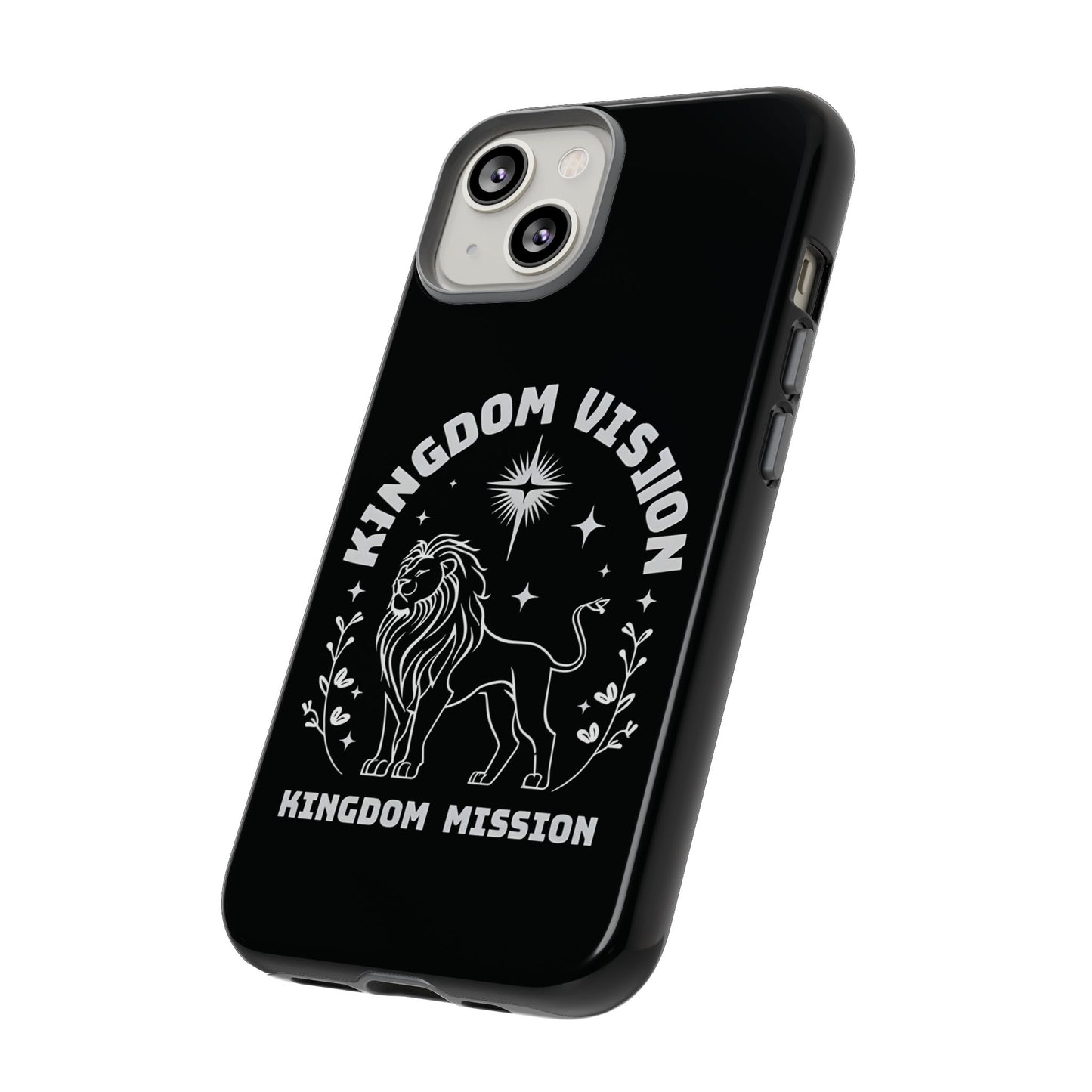 Kingdom Vision Phone Case - Inspirational Lion Design for iPhone 12 to iPhone 16