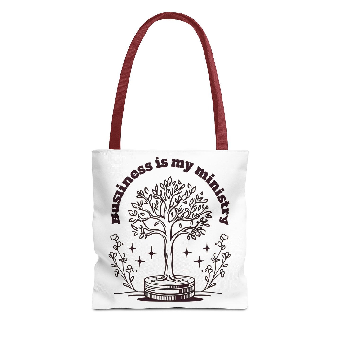 Business is My Ministry Tote Bag β Durable Canvas Bag with Faithful Entrepreneurship Design for Everyday Use