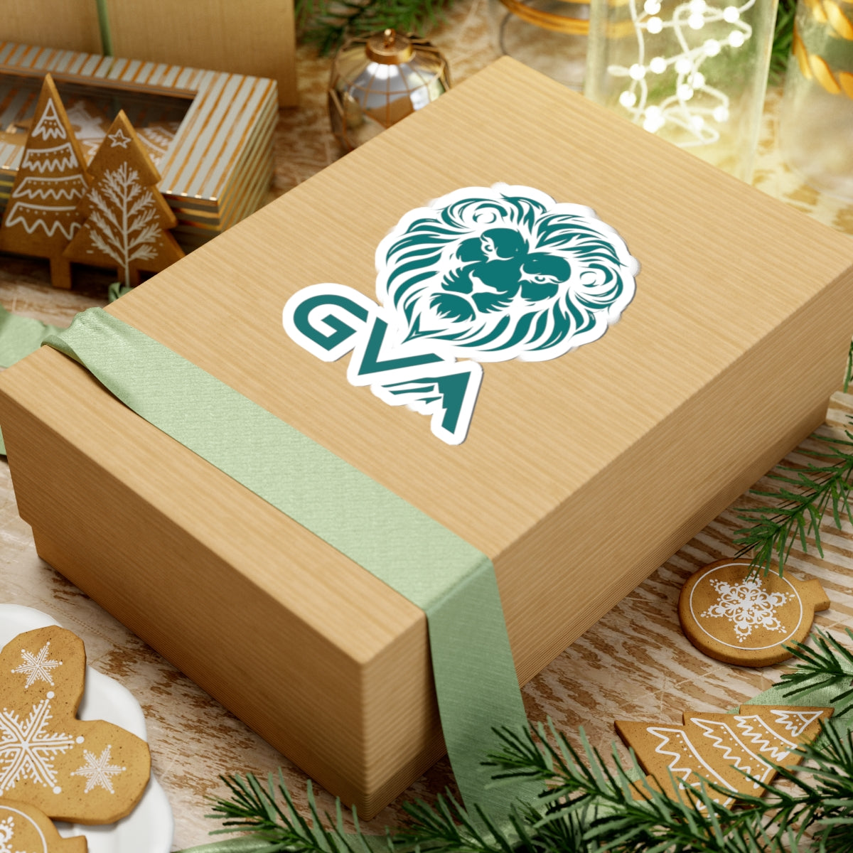 GVA Logo Sticker – Durable Kiss-Cut Design, Glossy Finish, Scratch-Resistant