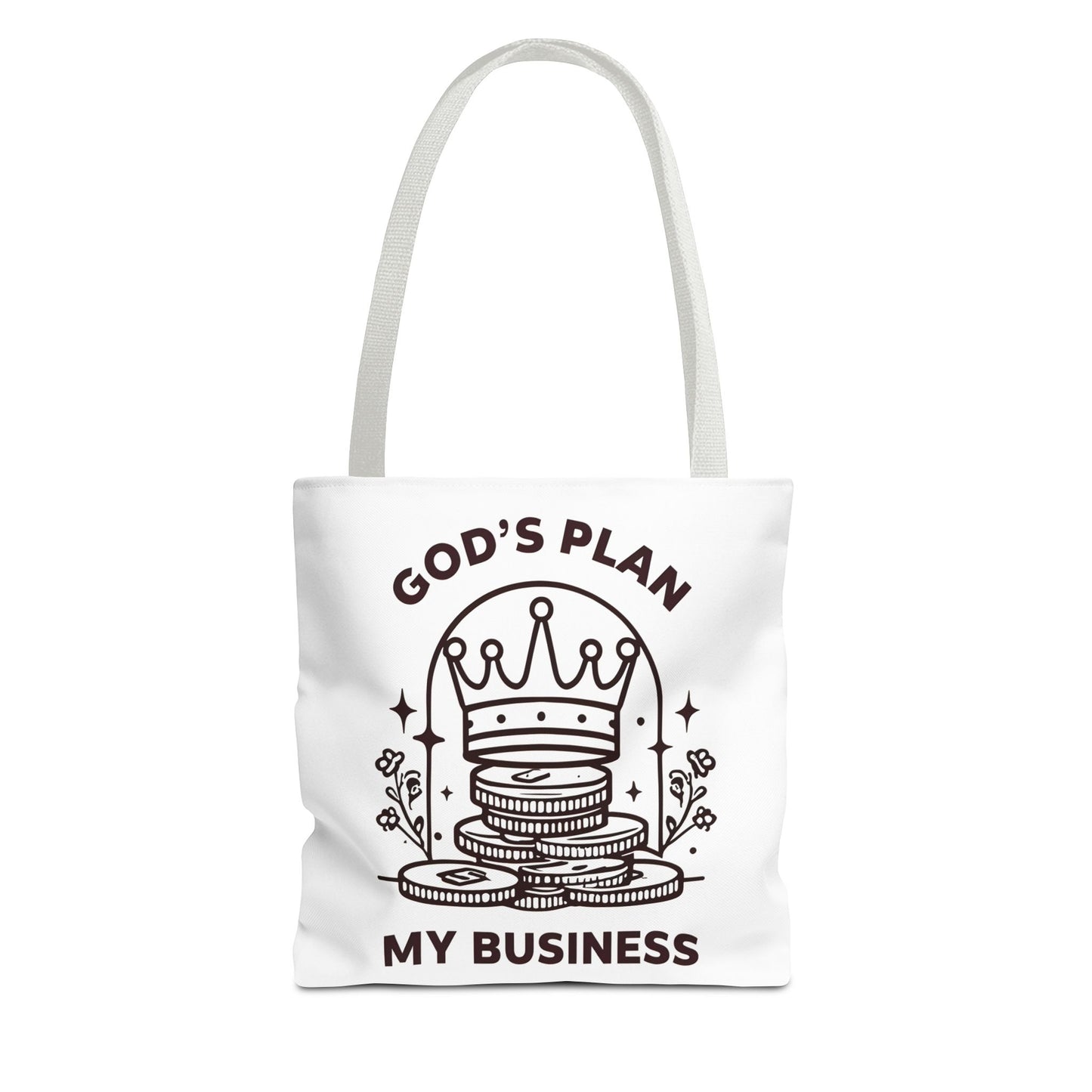 God's Plan Inspirational Tote Bag β Durable Canvas Bag with Purposeful Design for Everyday Use