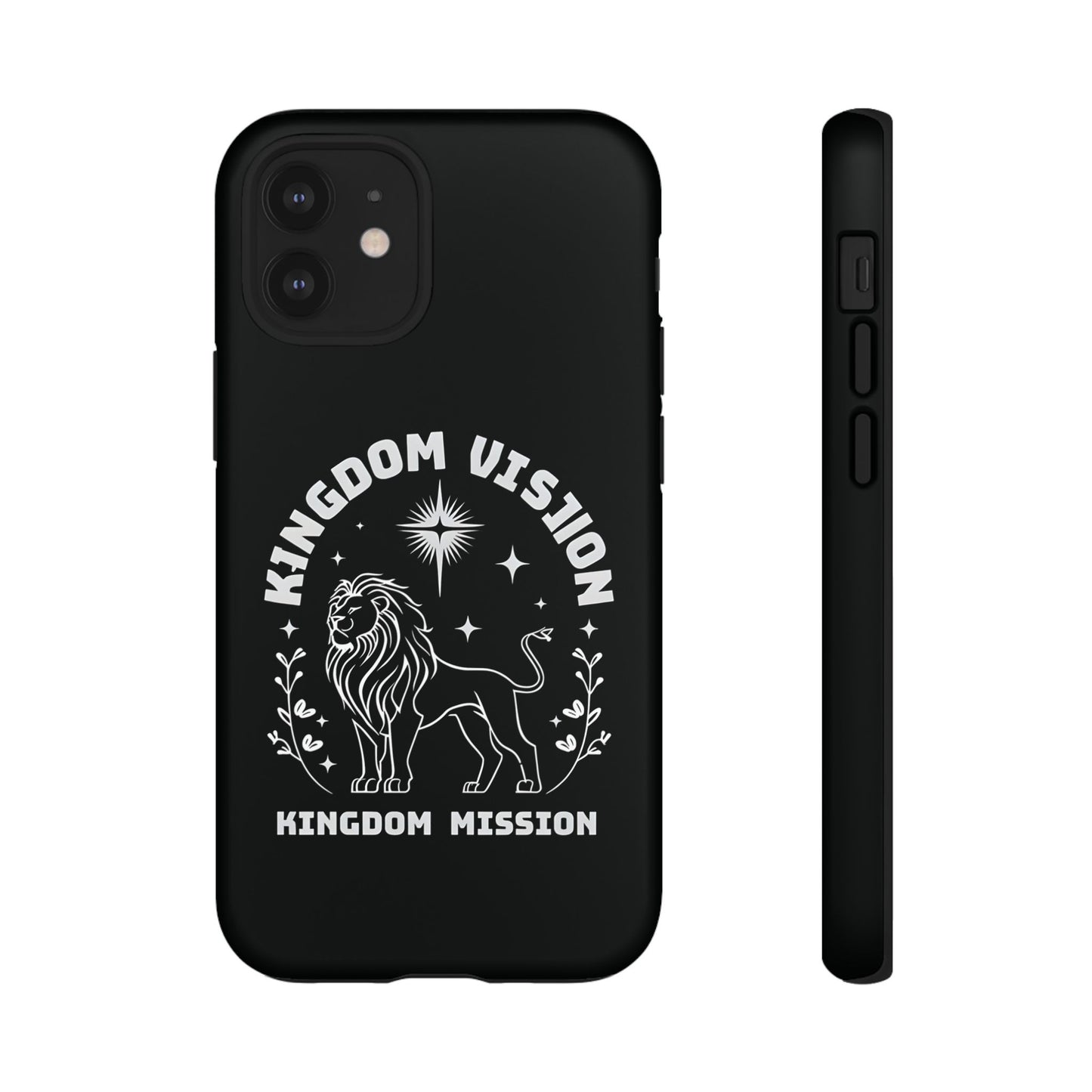 Kingdom Vision Phone Case - Inspirational Lion Design for iPhone 12 to iPhone 16
