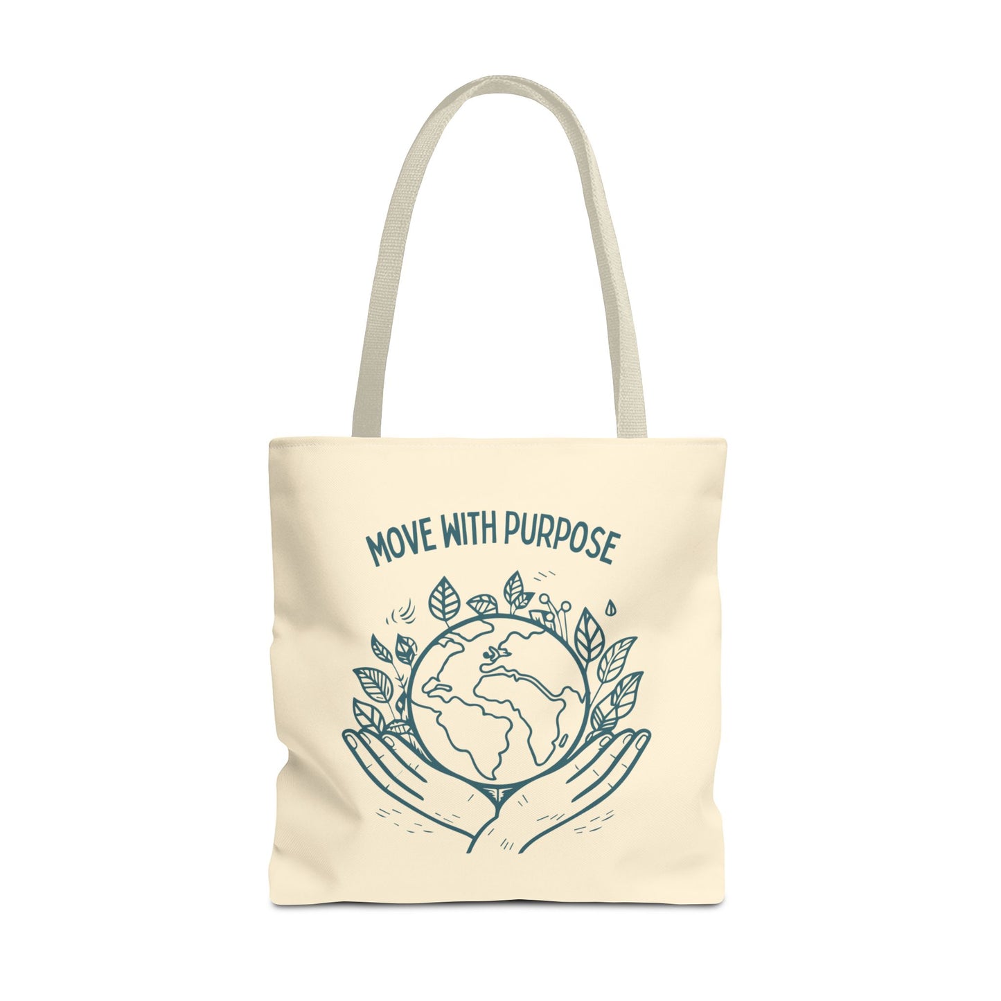 Move with Purpose Durable Everyday Tote Bag – Spacious, Lightweight & Versatile Carryall