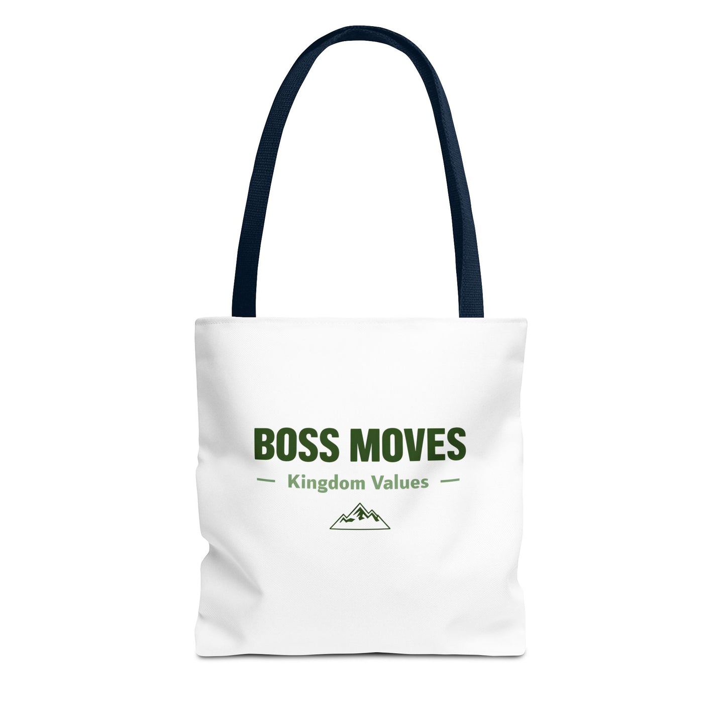 Boss Moves Tote Bag β Durable Canvas Bag with Empowering Kingdom Values Design for Everyday Use