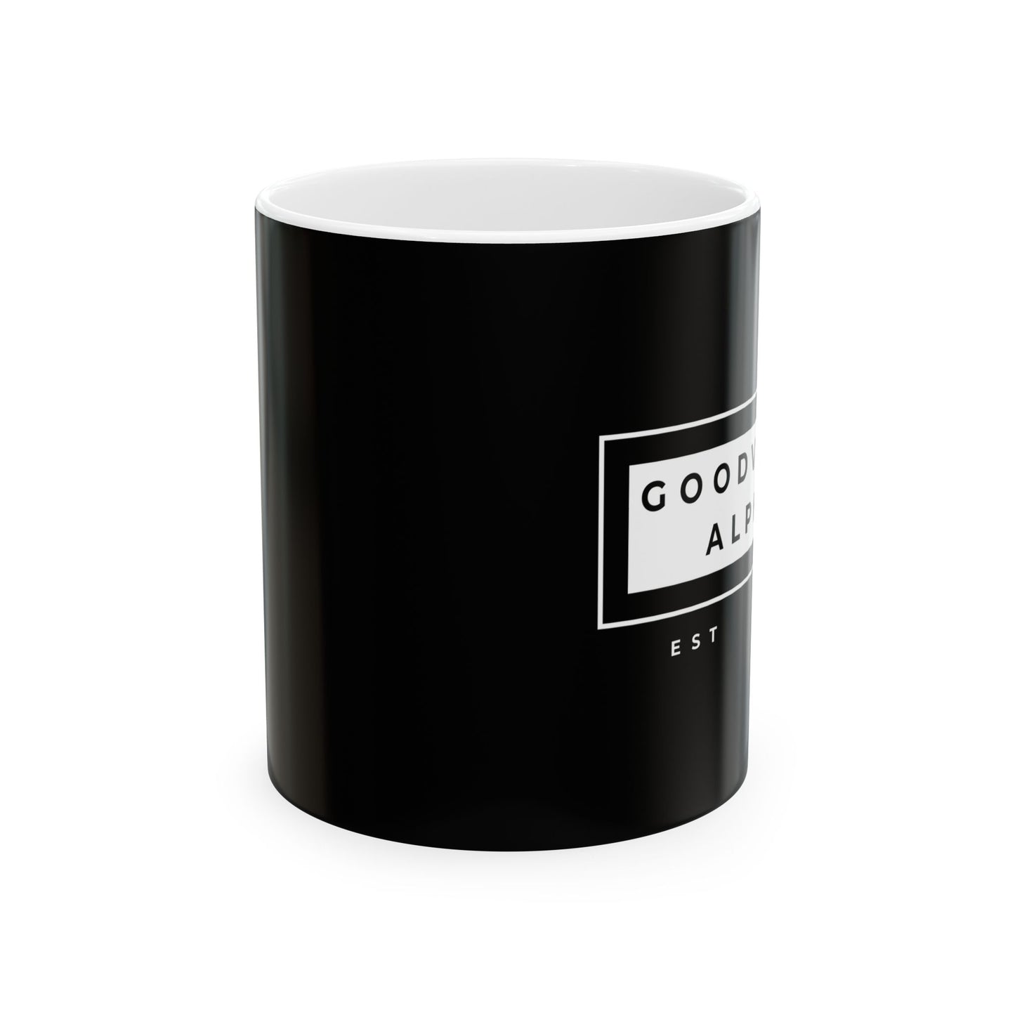 Ceramic Coffee Mug, GVA ESTD25 | Gift for Coffee Lovers, Office Decor,