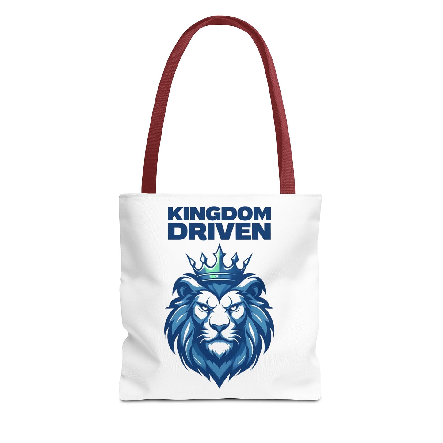 Kingdom Driven Lion Tote Bag β Durable Canvas Bag with Inspirational Design for Everyday Use