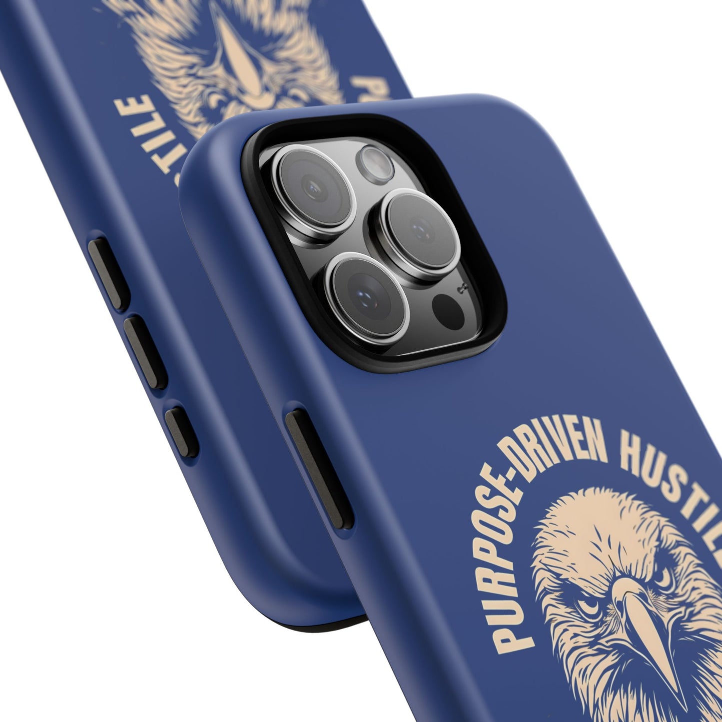 Purpose-Driven Hustle Phone Case - Eagle Design for iPhone 12 to iPhone 16