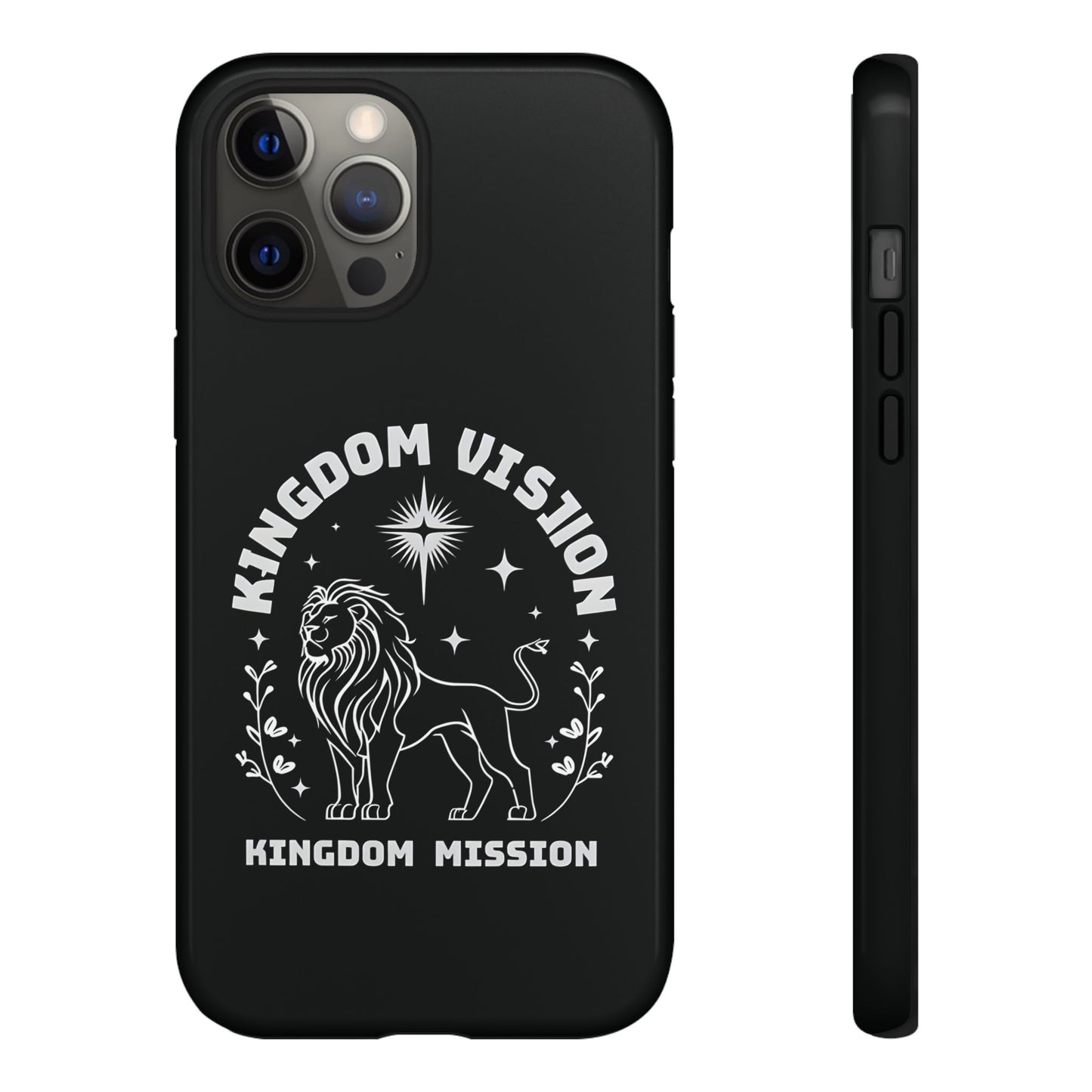 Kingdom Vision Phone Case - Inspirational Lion Design for iPhone 12 to iPhone 16