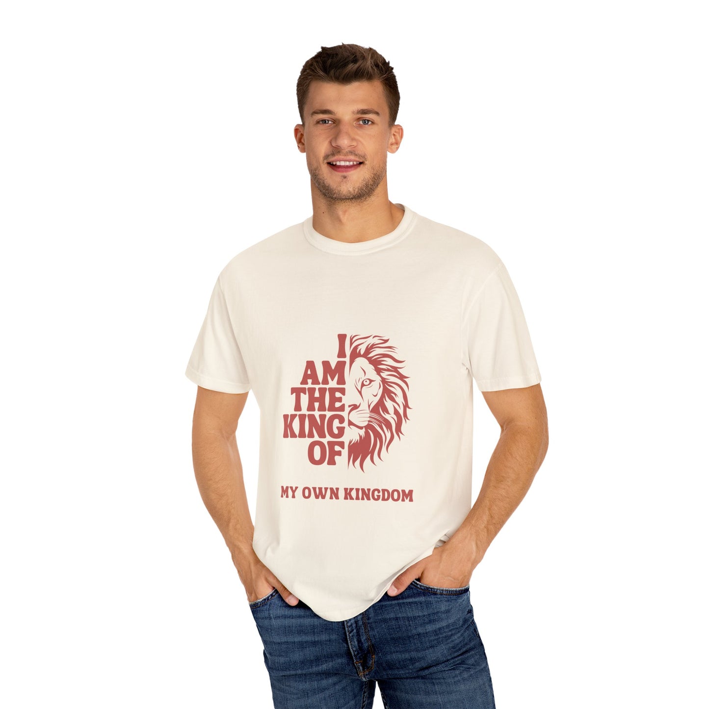 King Design Unisex Garment-Dyed T-Shirt – Soft, Durable & Comfortable Everyday Wear