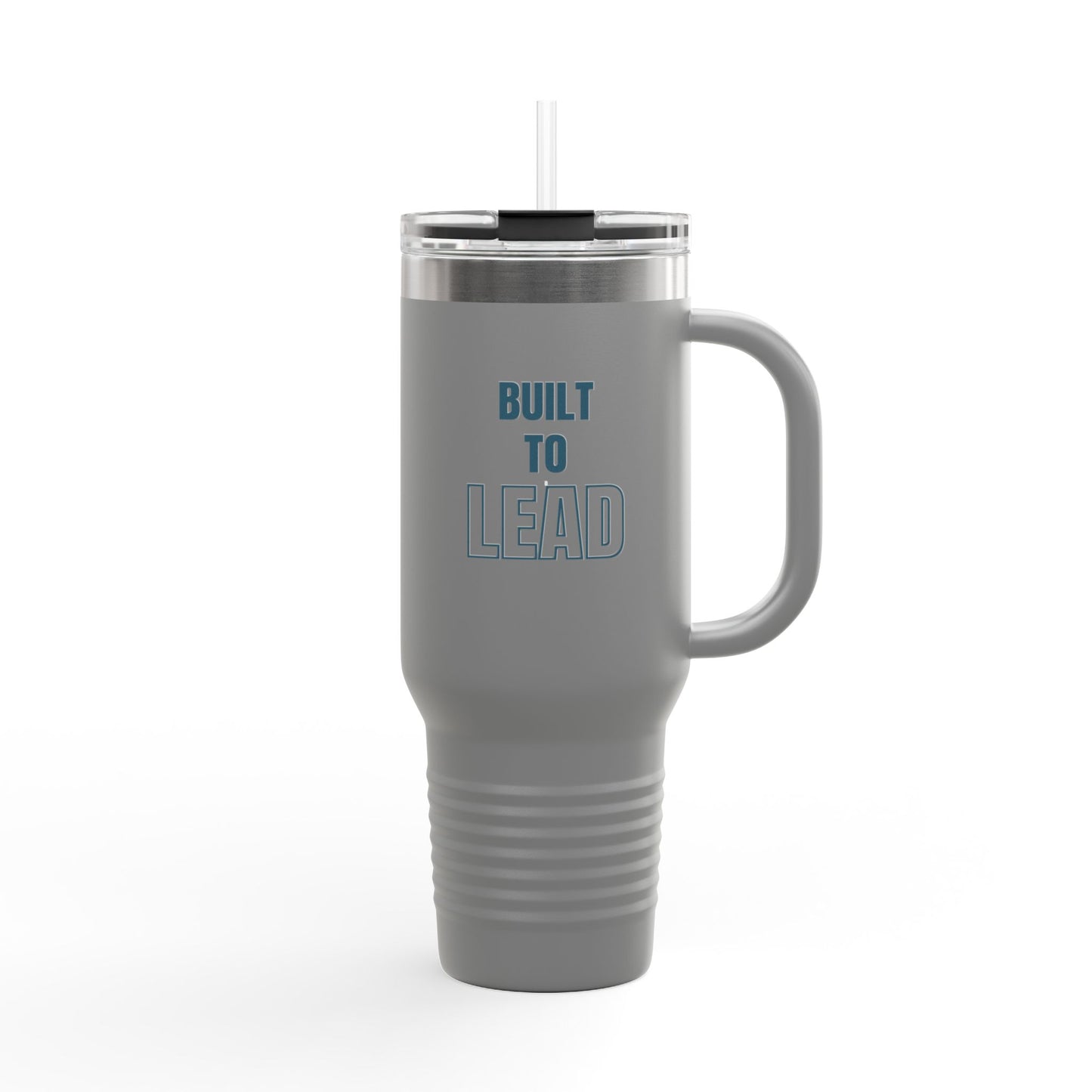 Built to Lead Insulated Travel Mug – 40oz Stainless Steel, Leak-Proof & Double-Wall Insulated