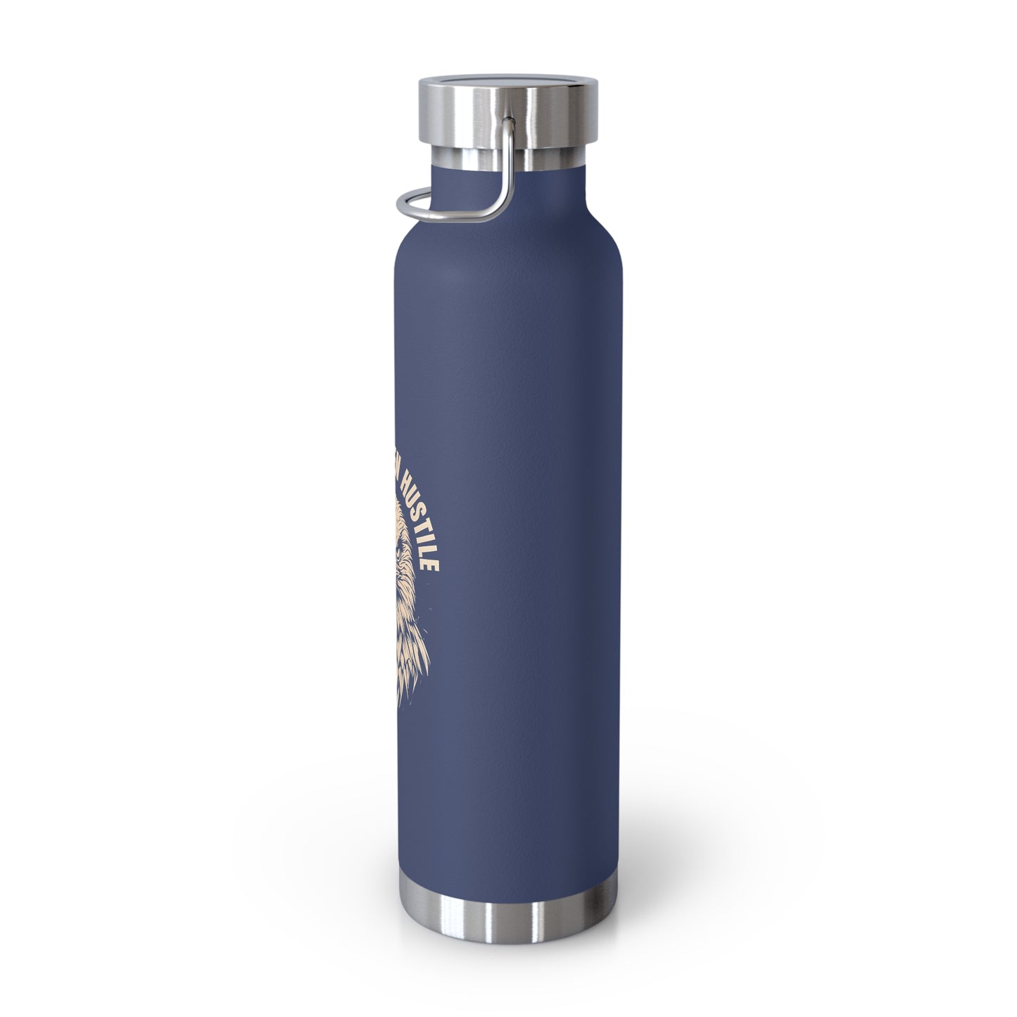 Purpose-Driven Hustle Insulated Water Bottle – 22oz Copper Vacuum, Double-Wall Stainless Steel, Hot & Cold Retention