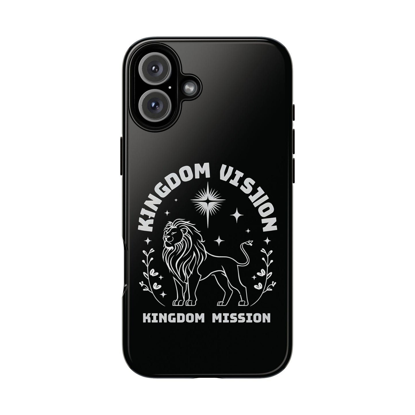 Kingdom Vision Phone Case - Inspirational Lion Design for iPhone 12 to iPhone 16