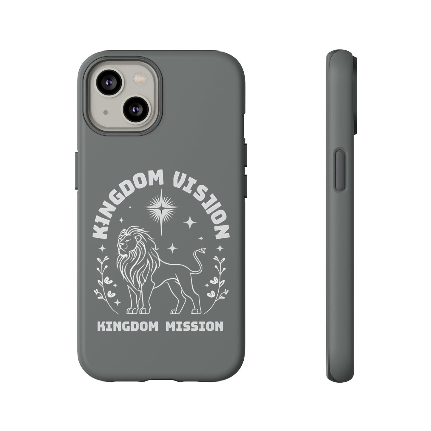 Kingdom Vision Phone Case - Inspirational Lion Design for iPhone 12 to iPhone 16