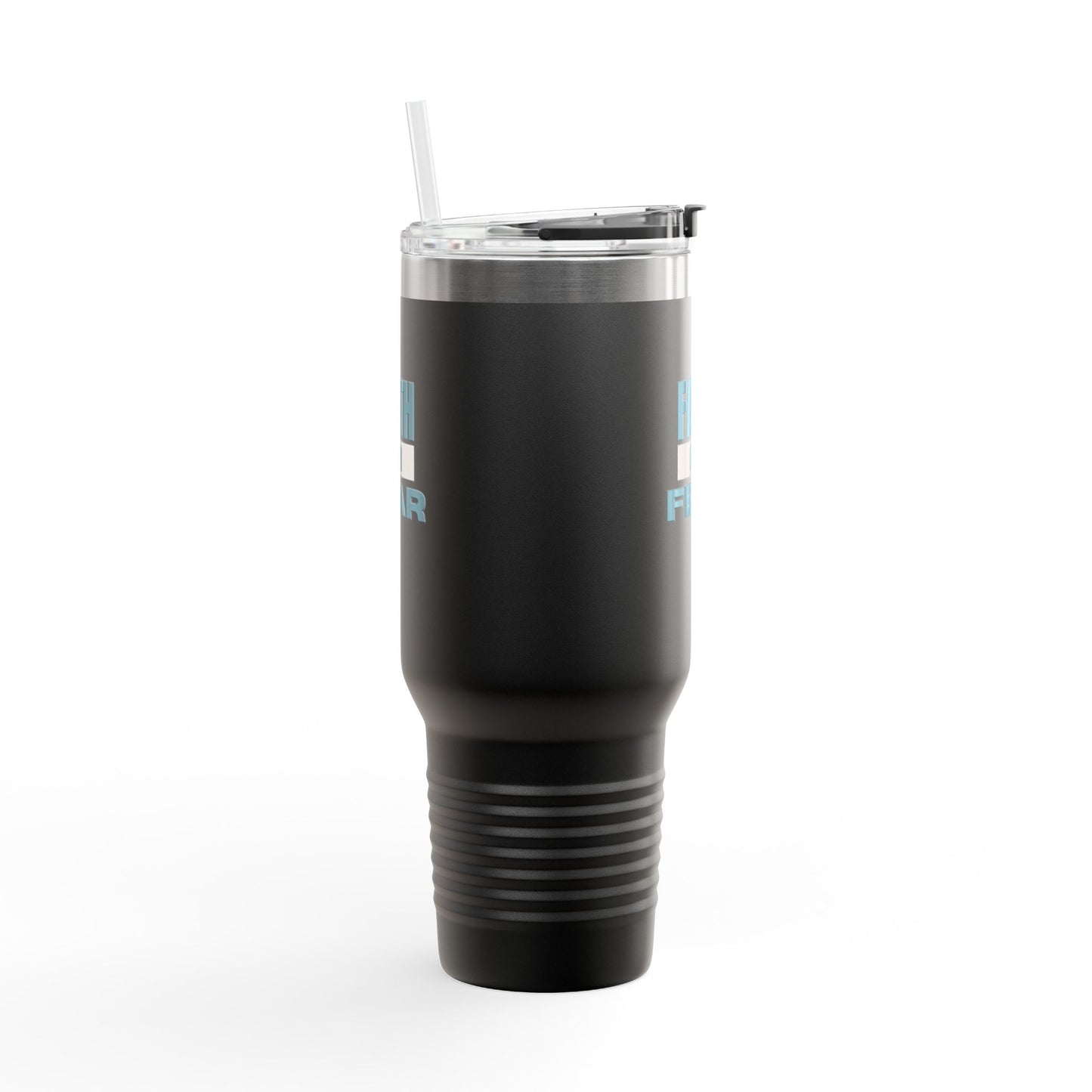Faith Over Fear Insulated Travel Mug – 40oz Stainless Steel, Leak-Proof & Double-Wall Insulated