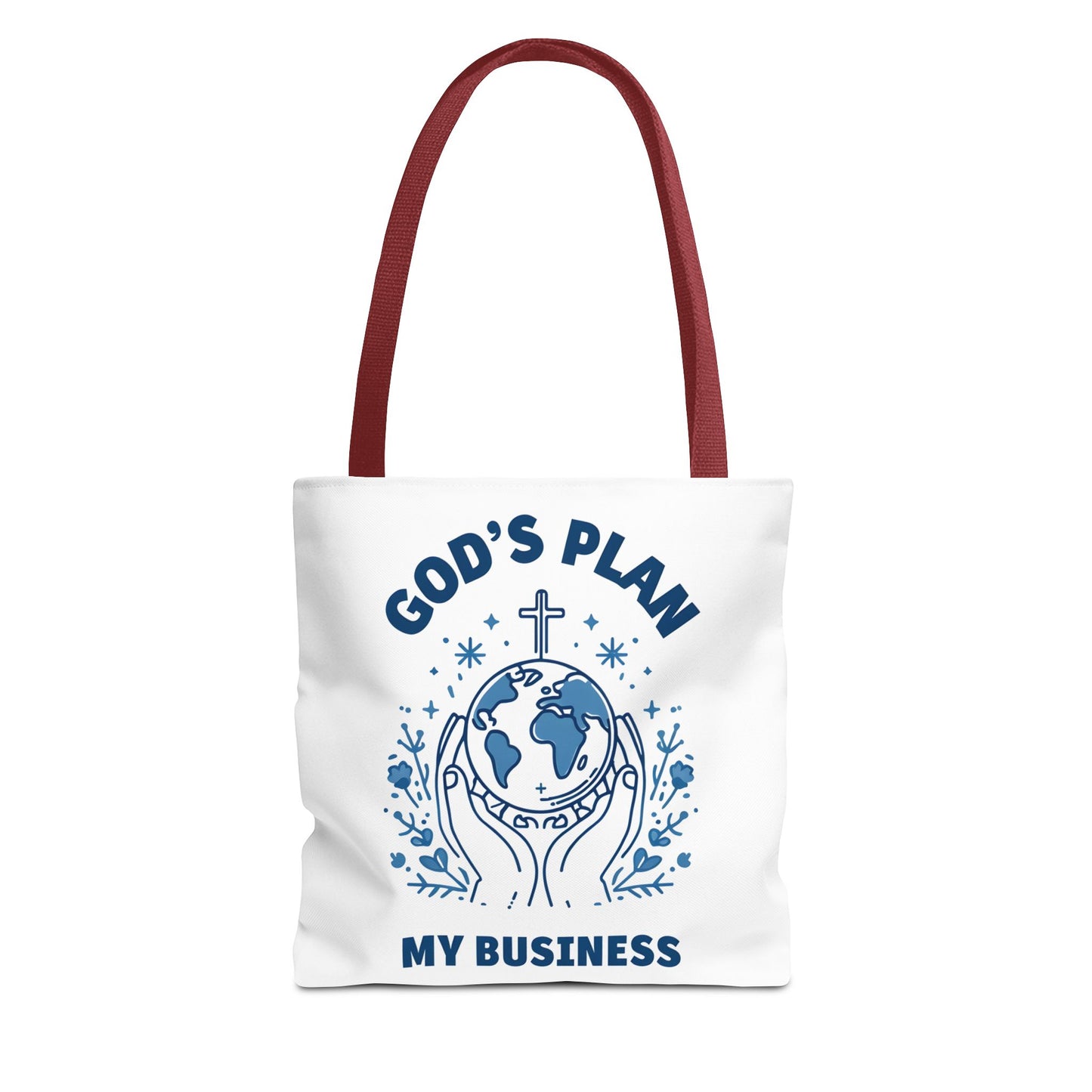 God's Plan Inspirational Tote Bag β Durable Canvas Bag with Purposeful Design for Everyday Use