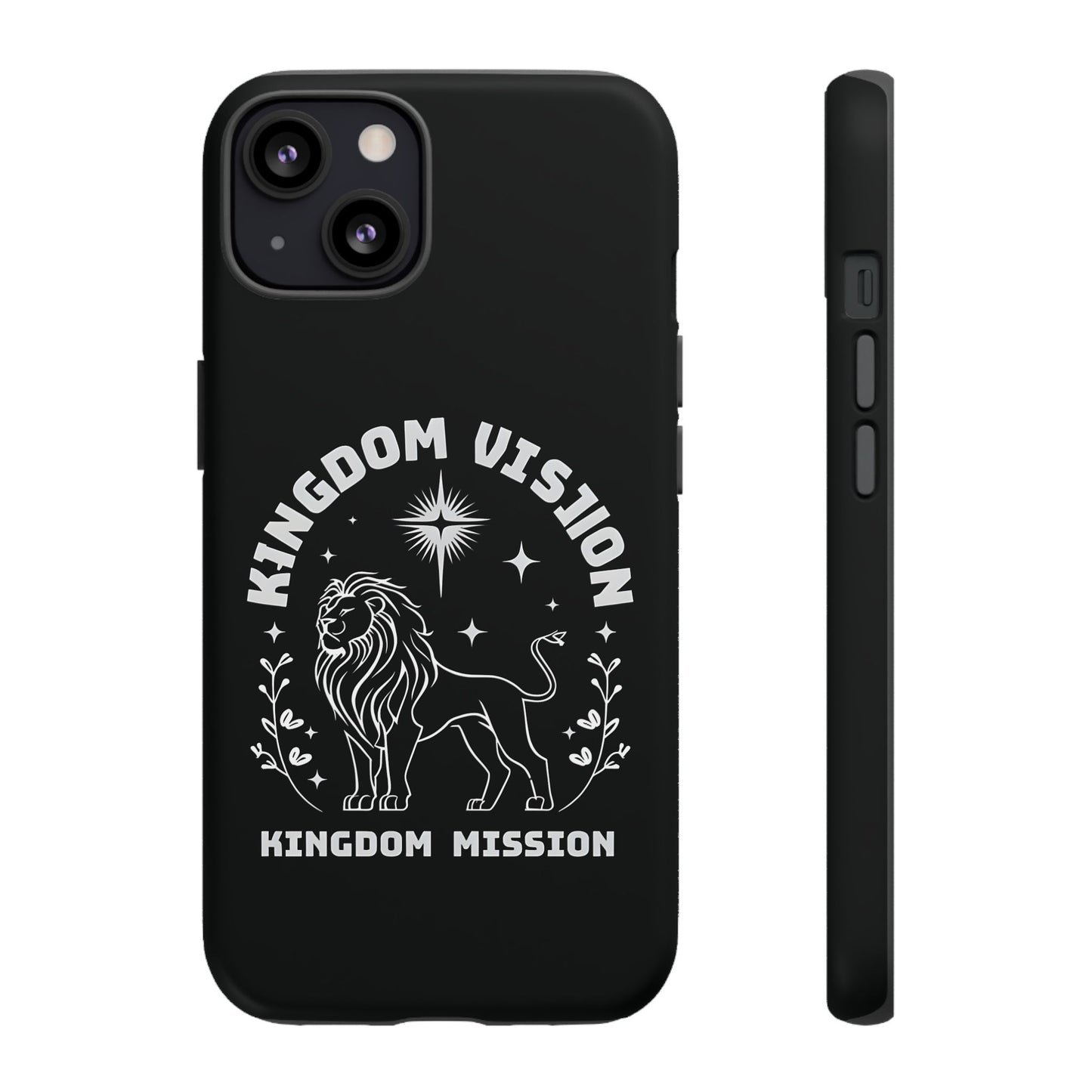 Kingdom Vision Phone Case - Inspirational Lion Design for iPhone 12 to iPhone 16
