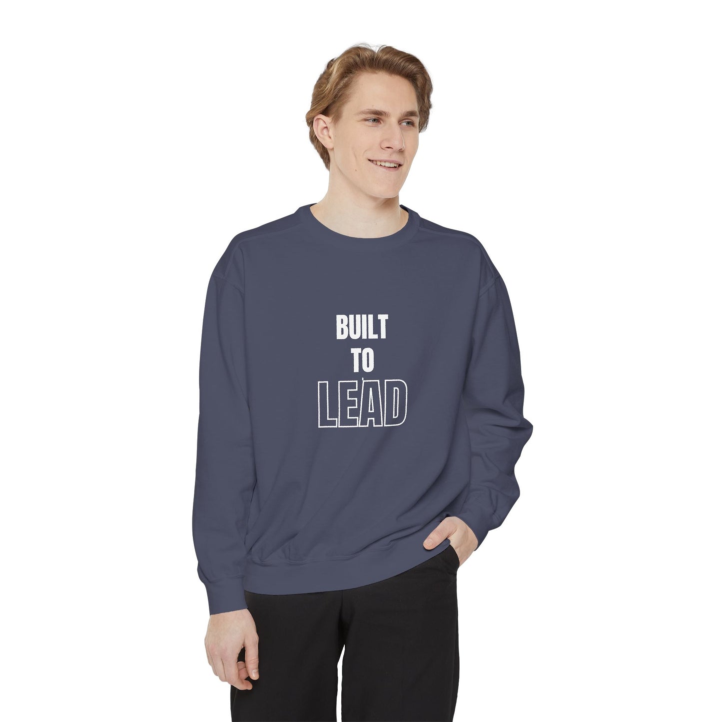 Built to Lead Unisex Heavyweight Sweatshirt – Soft, Warm & Durable for Everyday Comfort