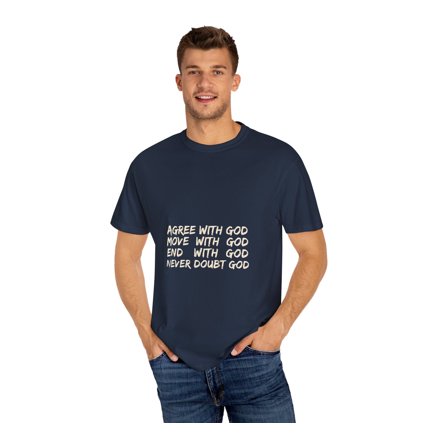 A.M.E.N. Unisex Garment-Dyed T-Shirt – Soft, Durable & Comfortable Everyday Wear