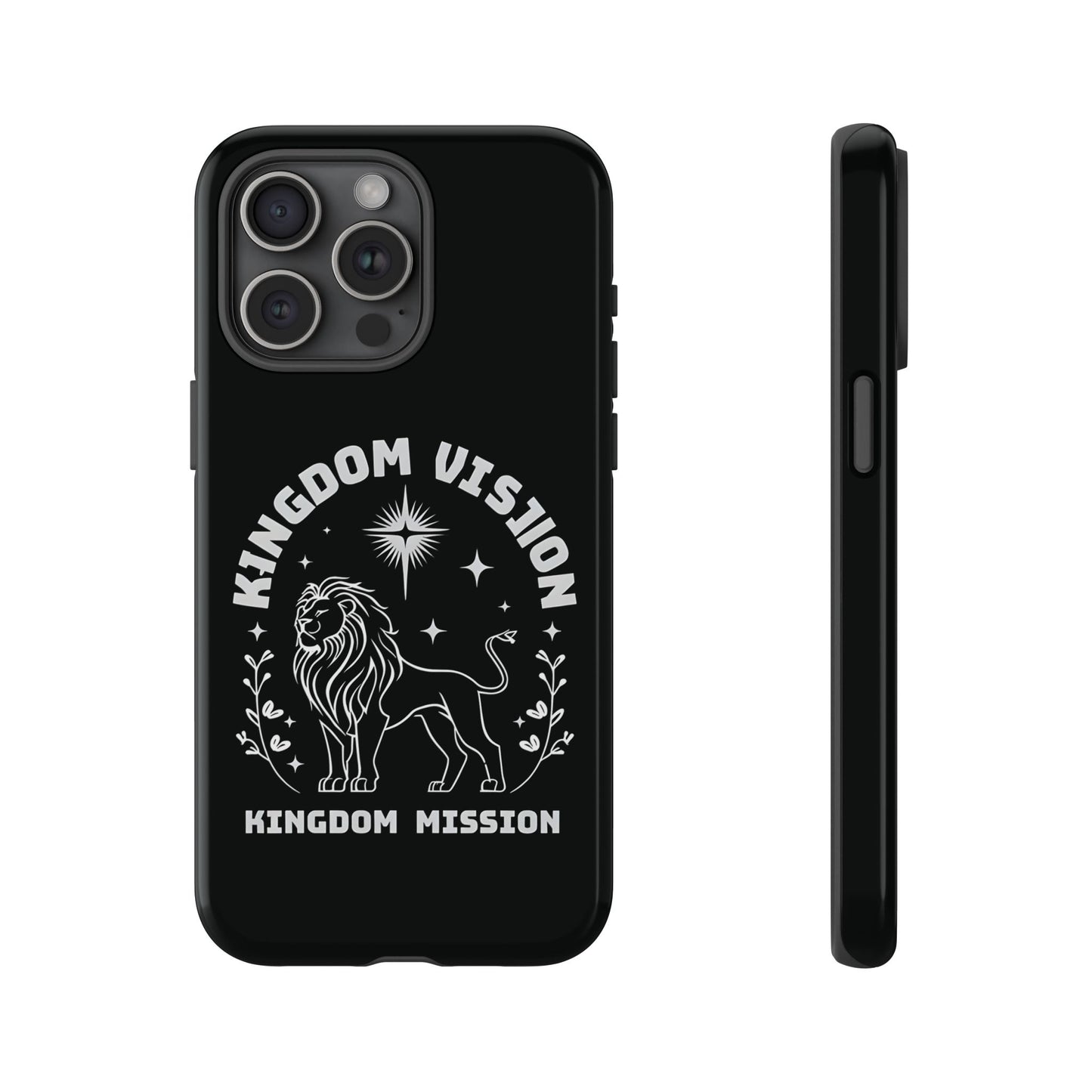 Kingdom Vision Phone Case - Inspirational Lion Design for iPhone 12 to iPhone 16