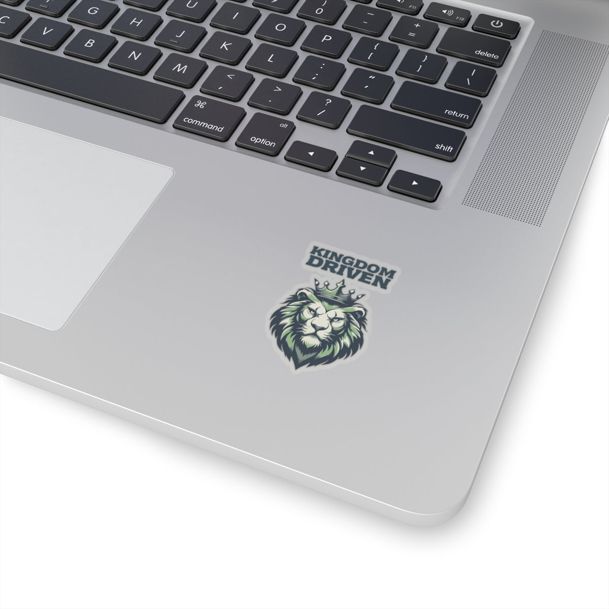 Kingdom Driven Design Sticker – Durable Kiss-Cut, Glossy Finish, Scratch-Resistant