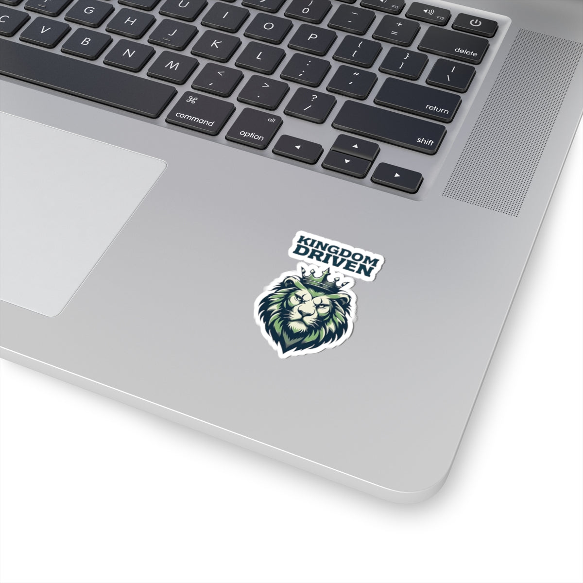 Kingdom Driven Design Sticker – Durable Kiss-Cut, Glossy Finish, Scratch-Resistant