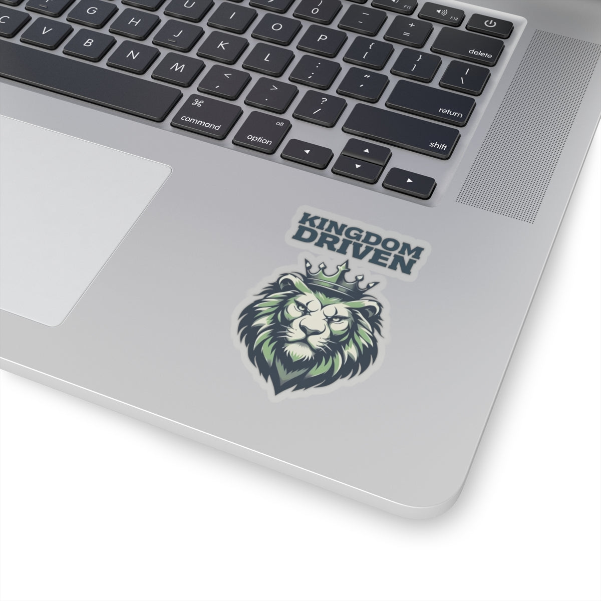 Kingdom Driven Design Sticker – Durable Kiss-Cut, Glossy Finish, Scratch-Resistant