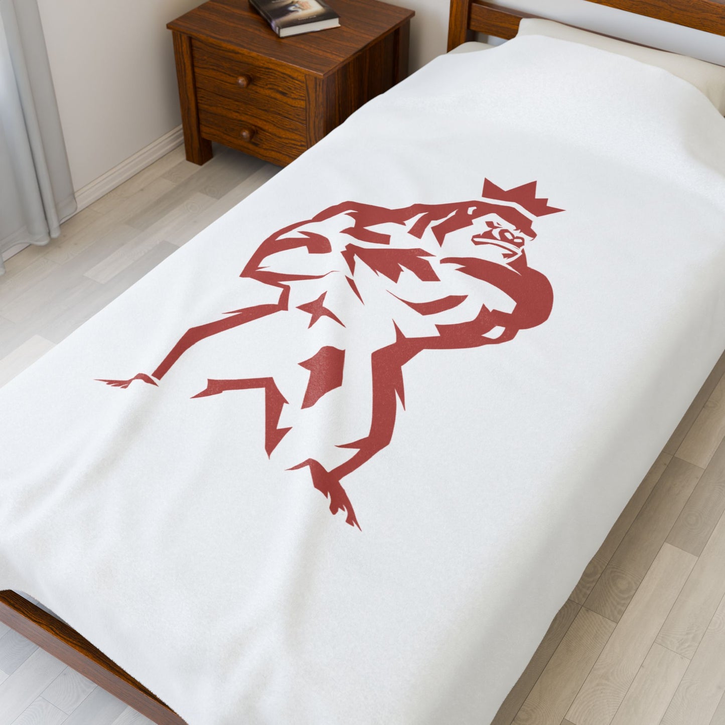 GVA Spirit Animal Velveteen Plush Blanket – Ultra-Soft, Warm & Durable for Home & Gifts